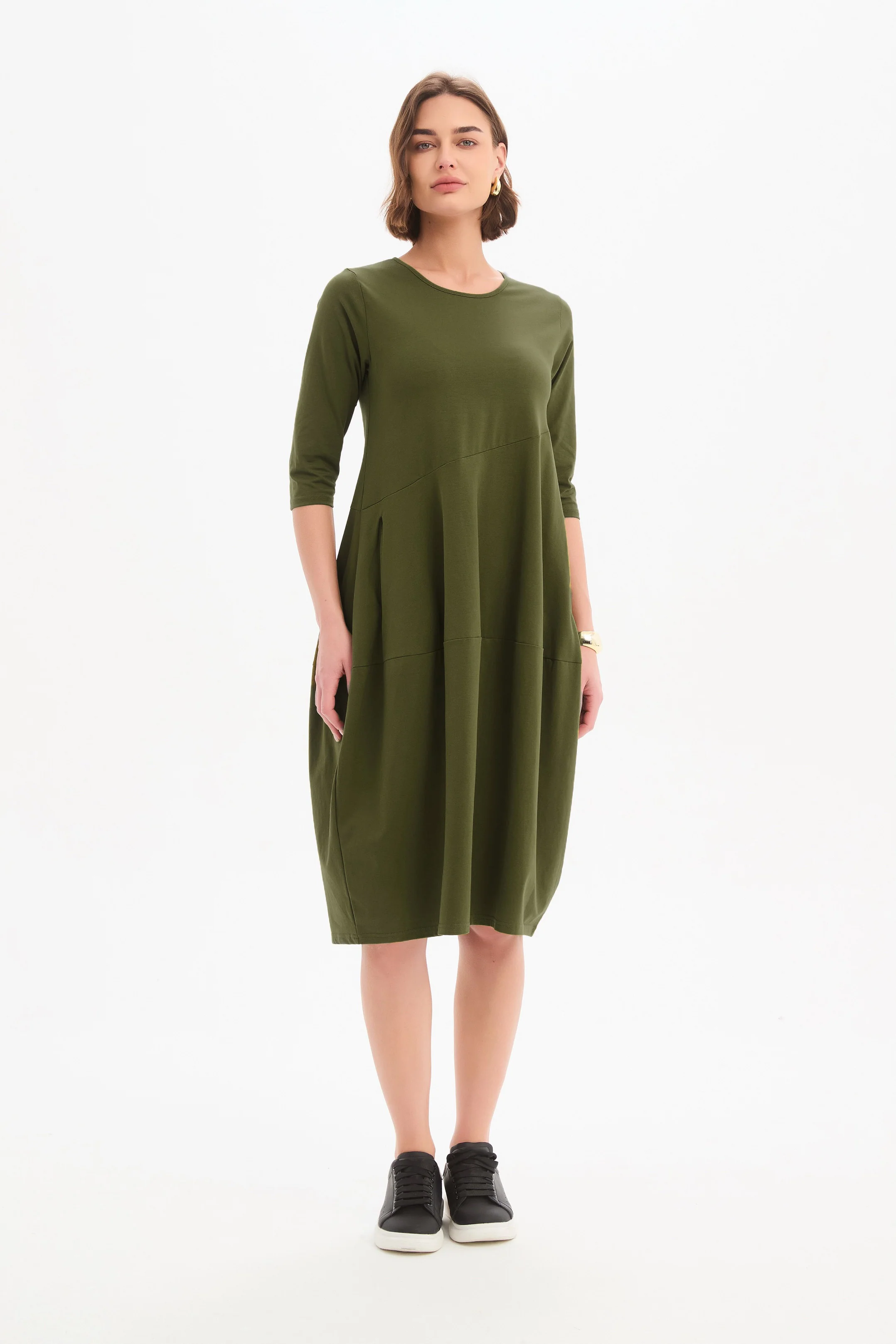DIAGONAL SEAM WINTER DRESS - Image 19