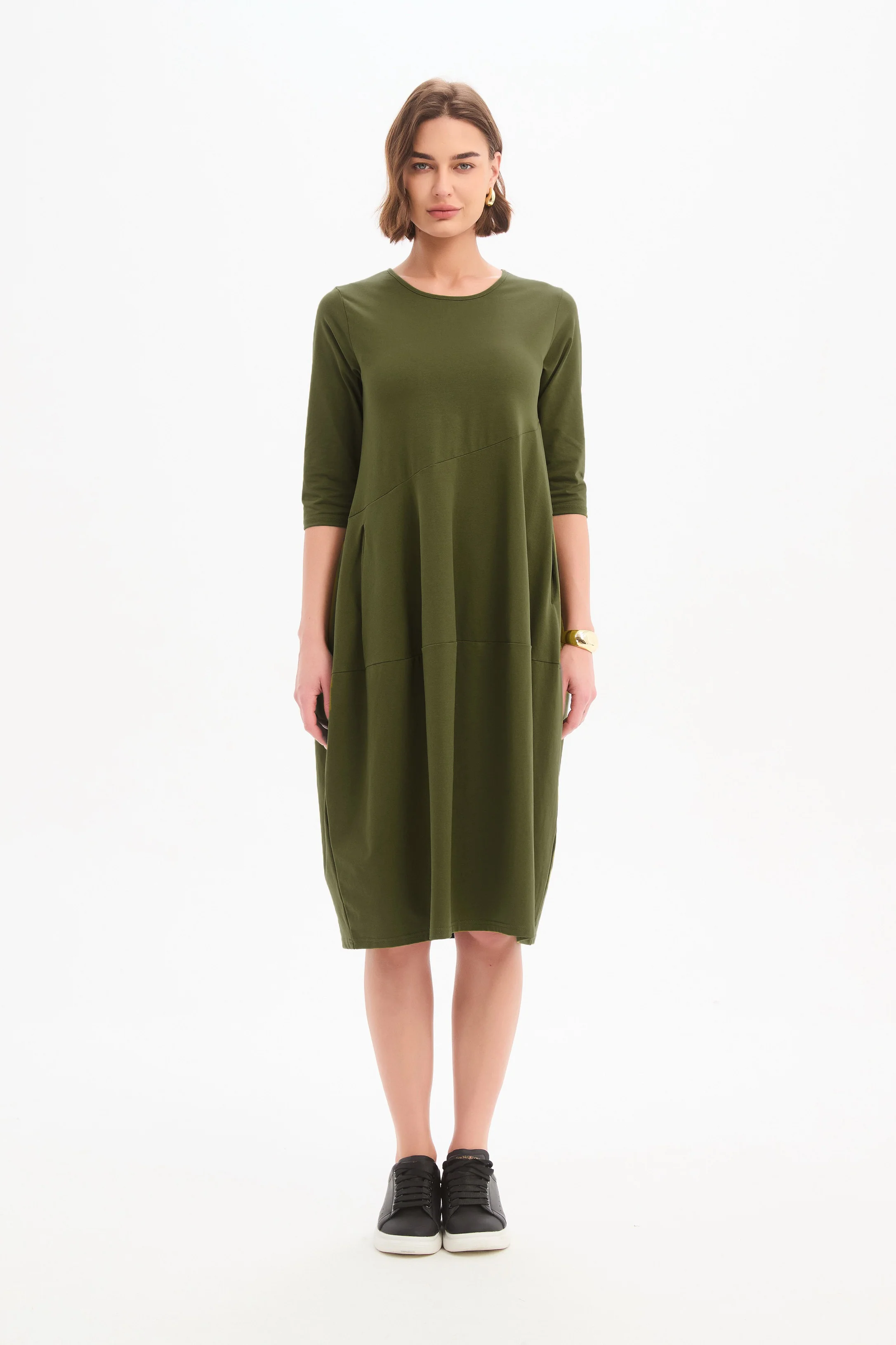 DIAGONAL SEAM WINTER DRESS - Image 21