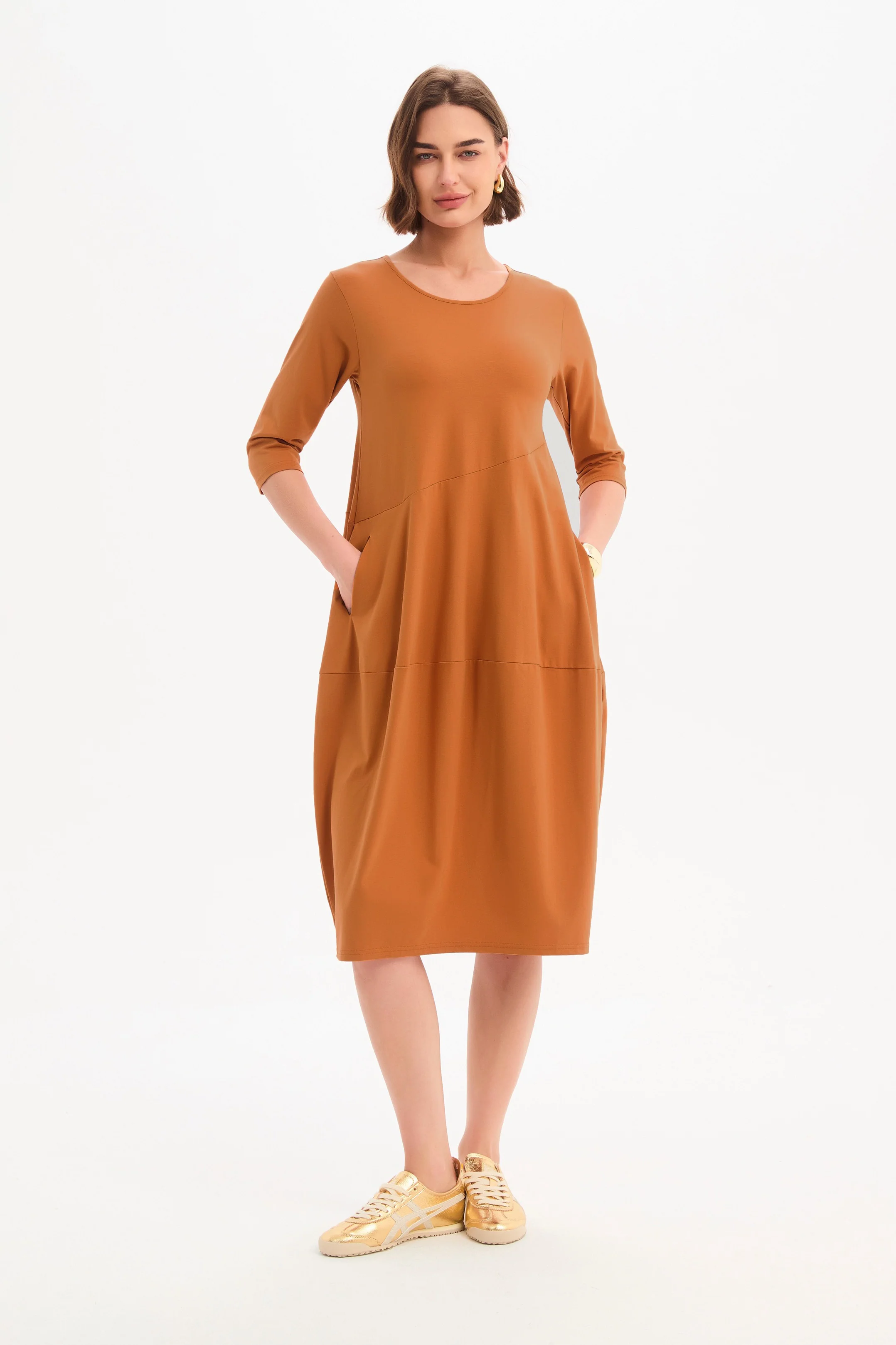DIAGONAL SEAM WINTER DRESS - Image 23