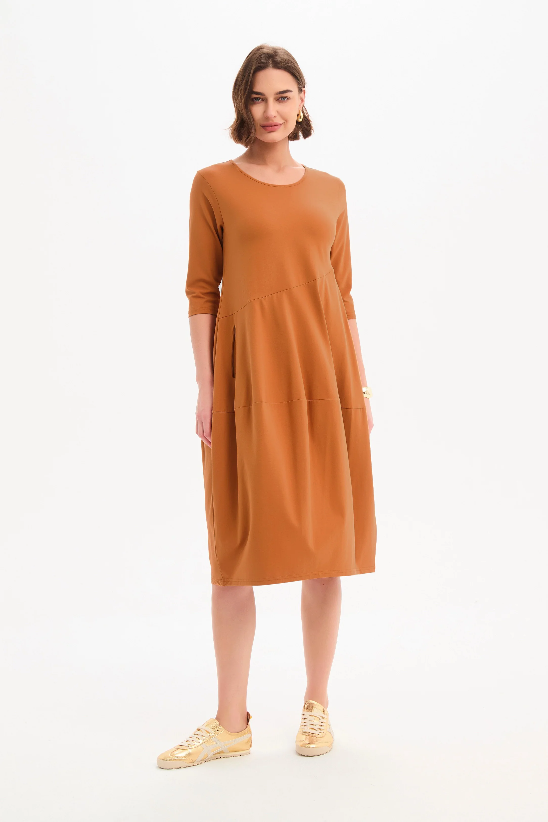 DIAGONAL SEAM WINTER DRESS - Image 24