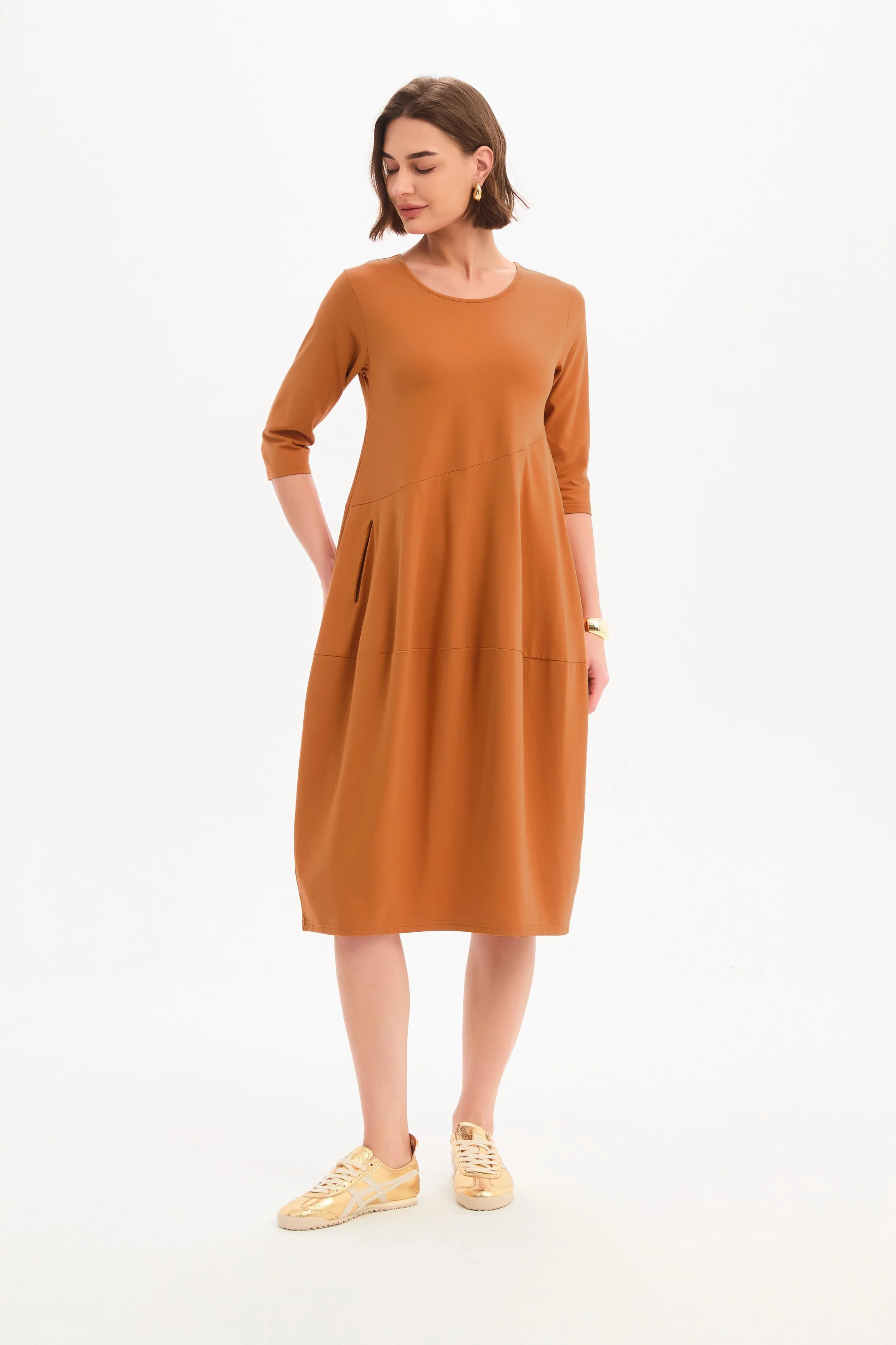 DIAGONAL SEAM WINTER DRESS - Image 25
