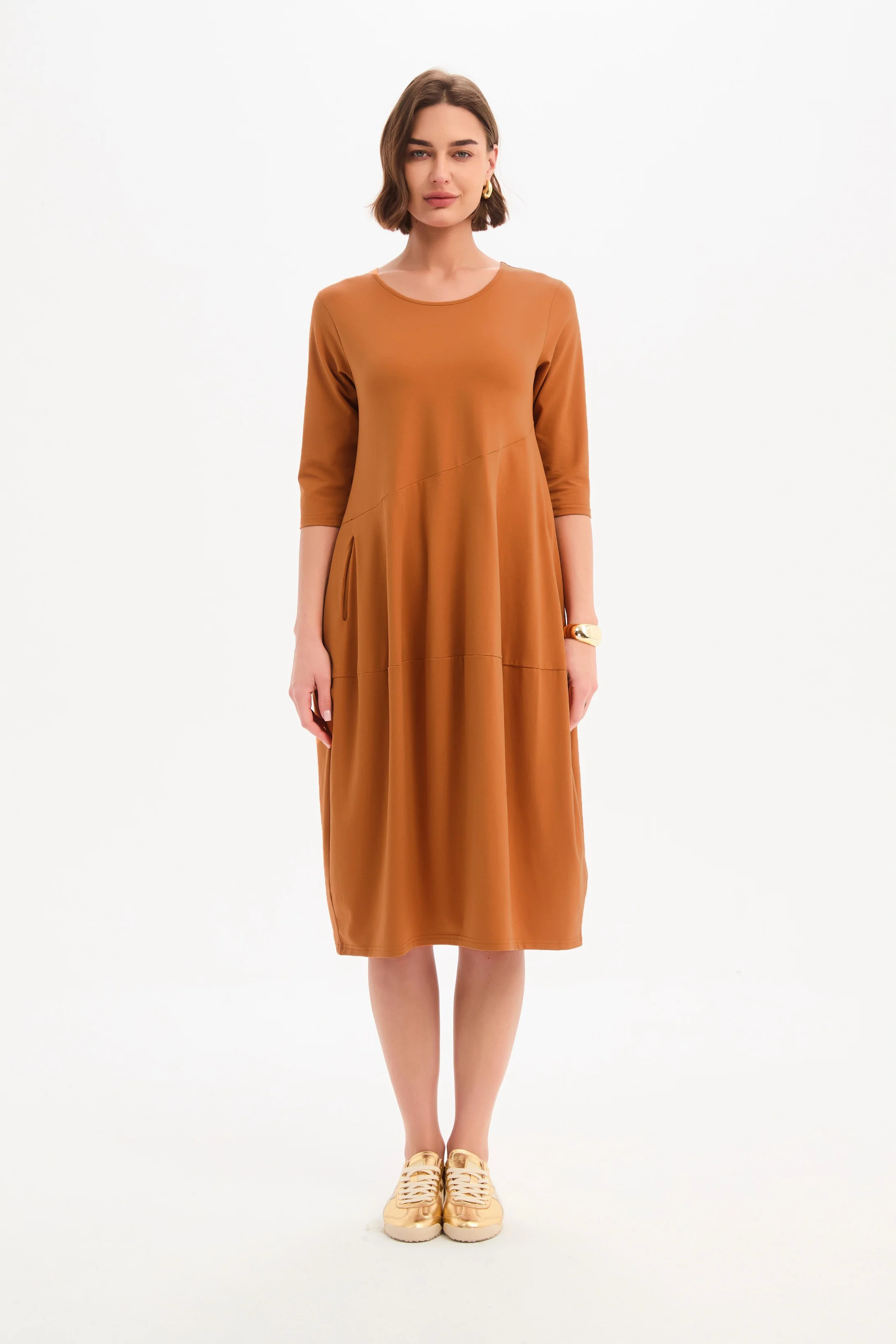 DIAGONAL SEAM WINTER DRESS - Image 26