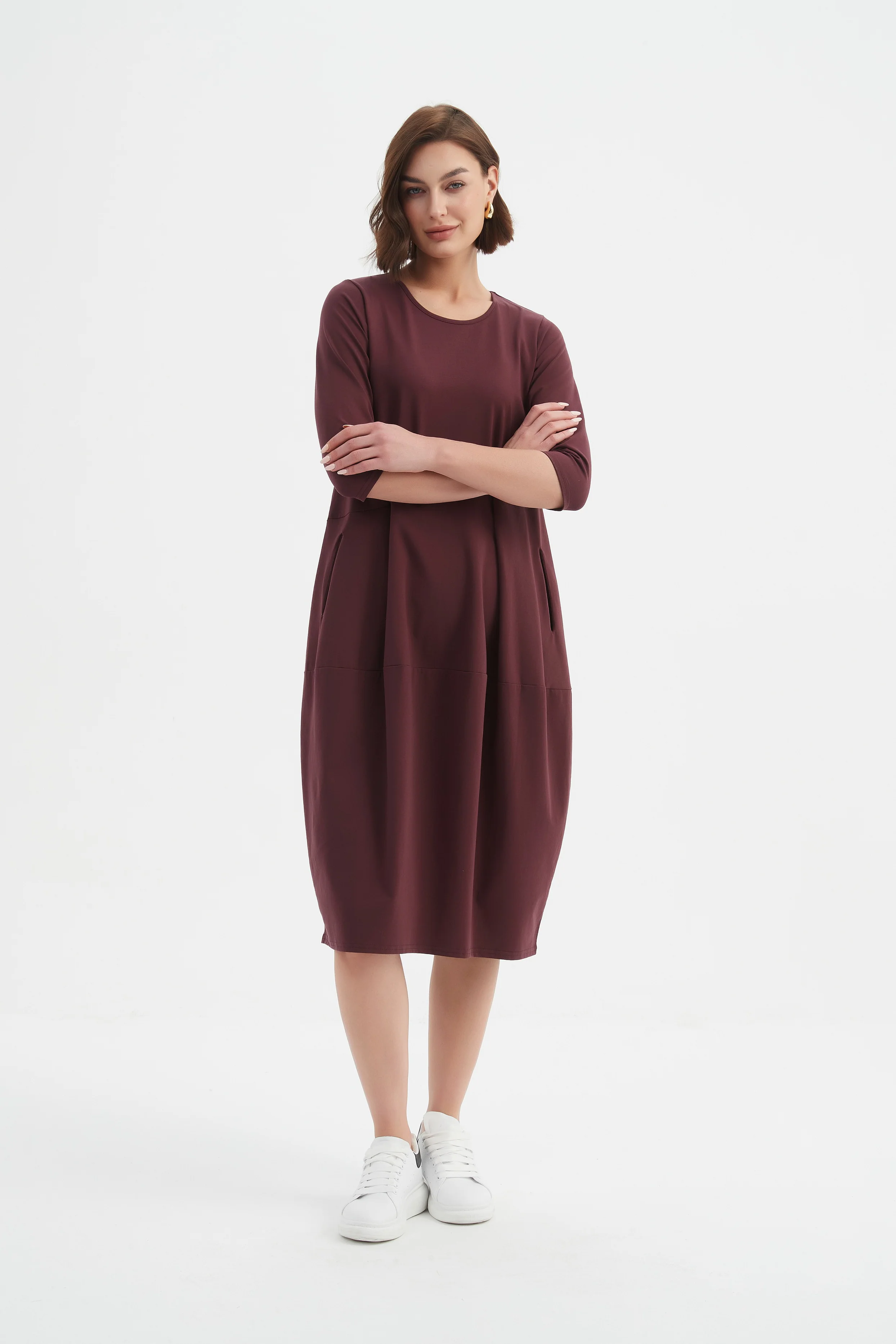 DIAGONAL SEAM WINTER DRESS - Image 30