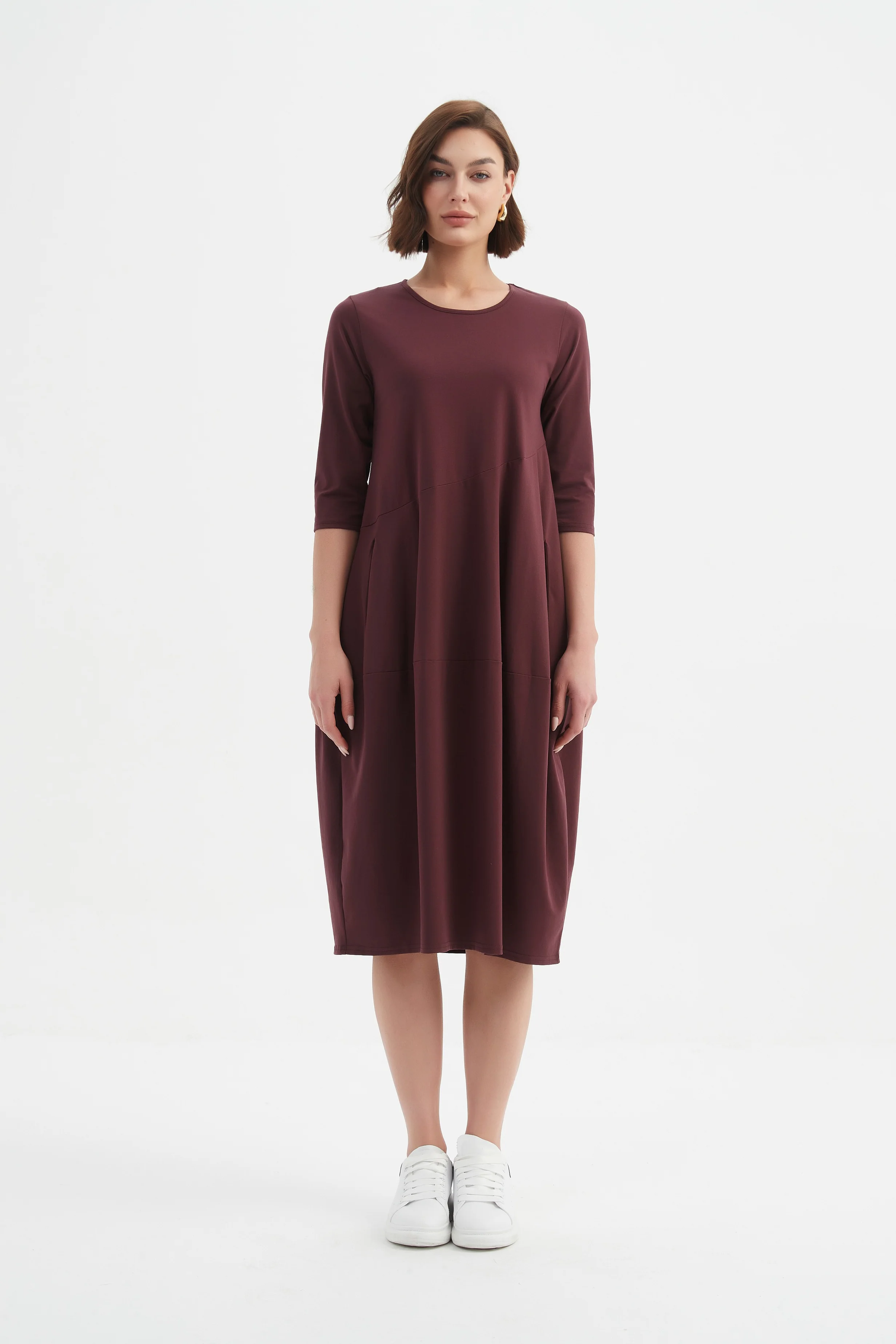 DIAGONAL SEAM WINTER DRESS - Image 31