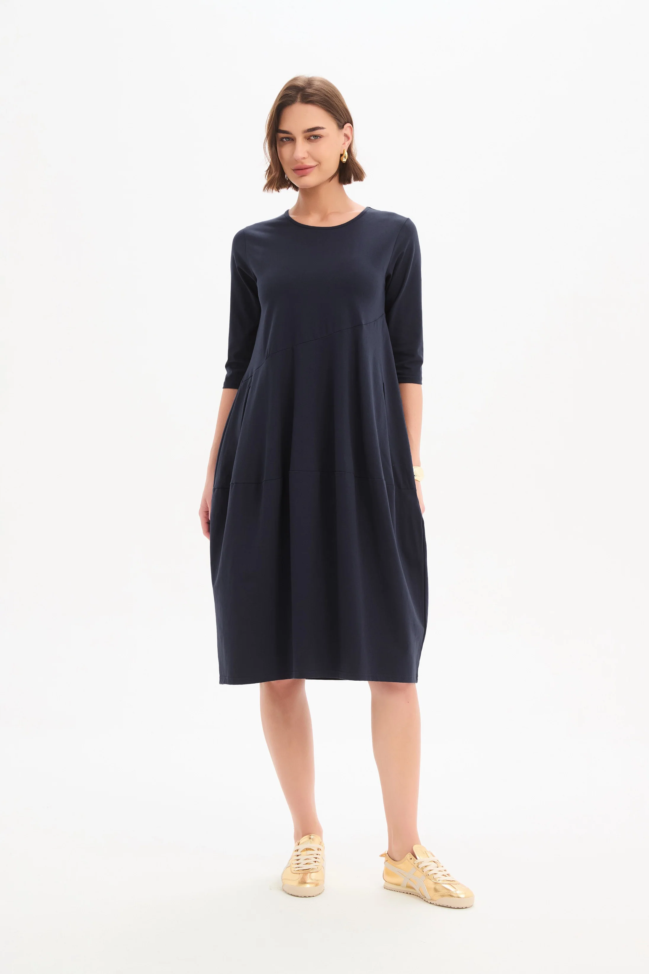 DIAGONAL SEAM WINTER DRESS - Image 5