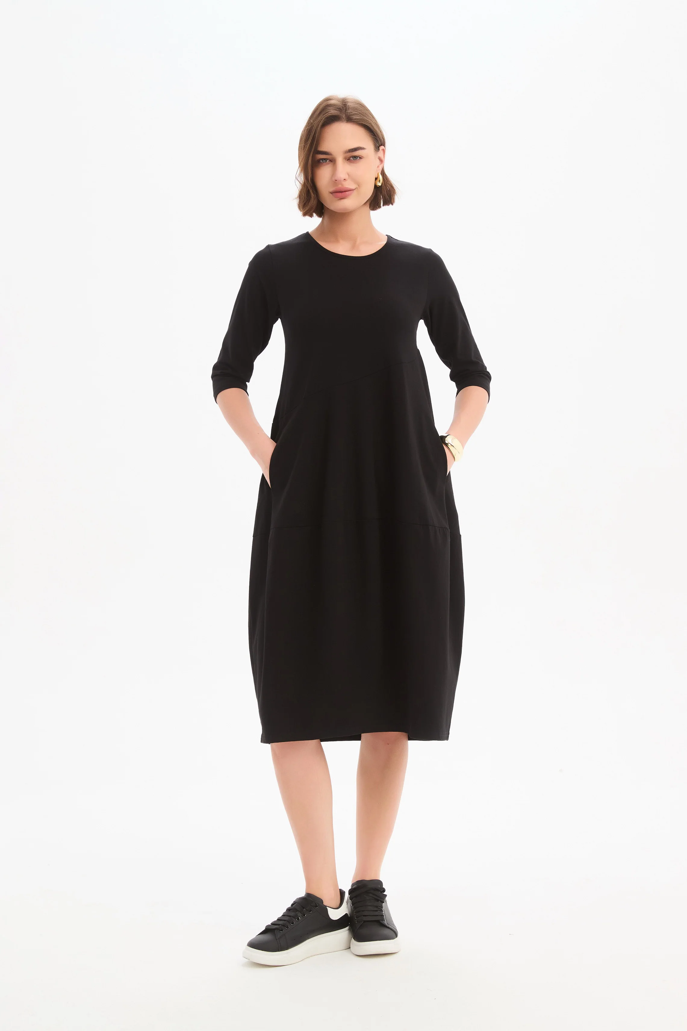 DIAGONAL SEAM WINTER DRESS - Image 8