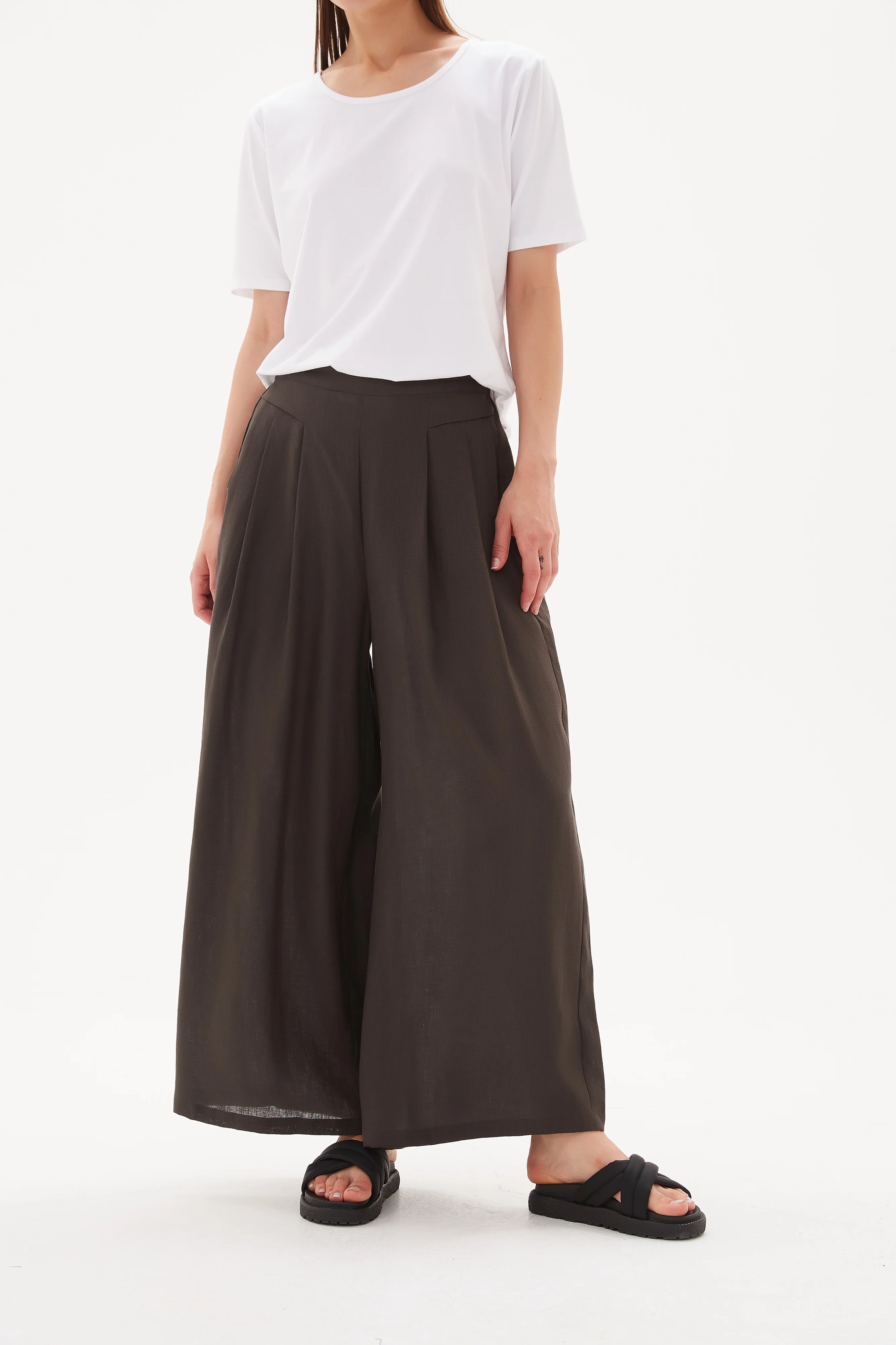 ELASTIC BACK PALAZZO PANT - Image 10