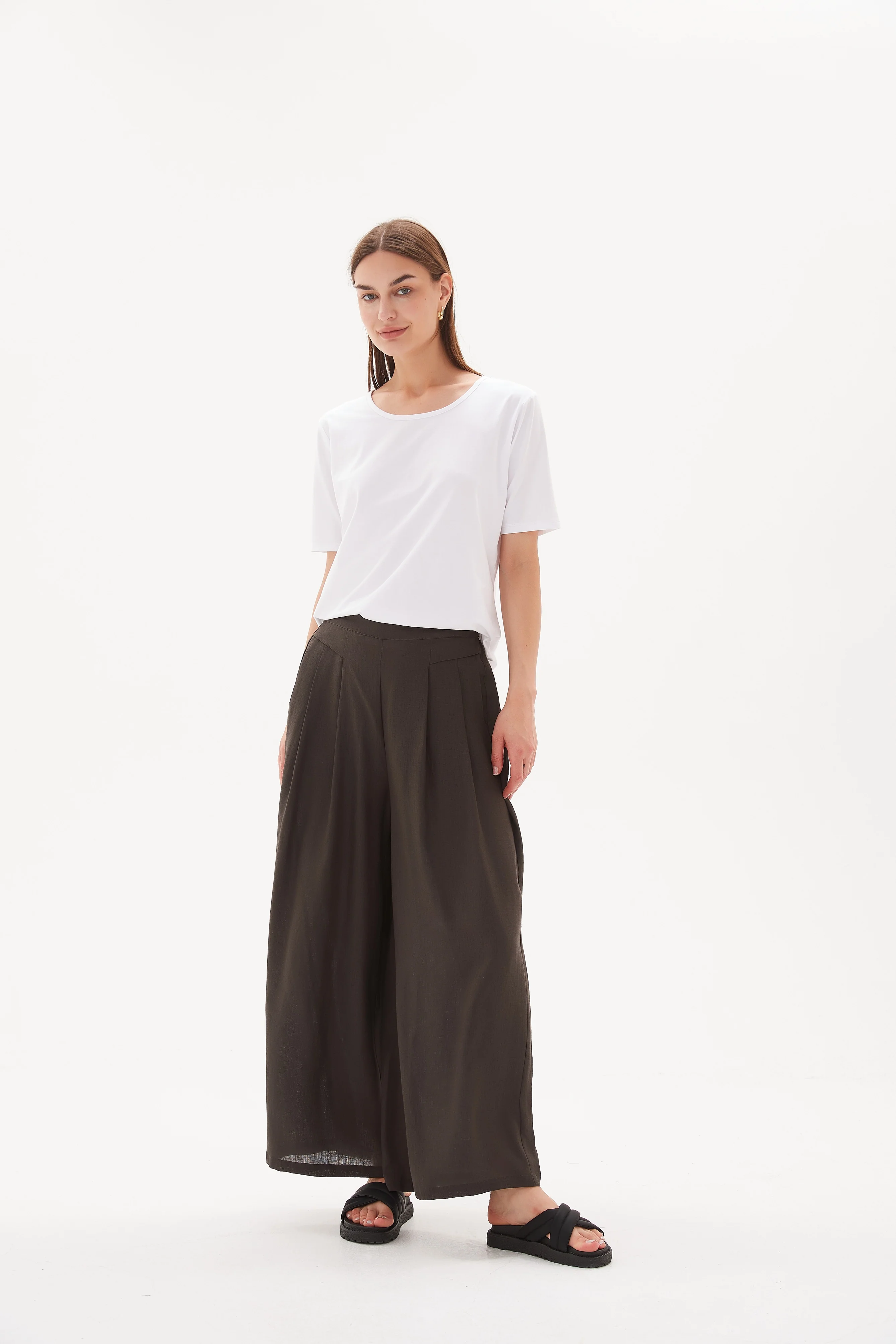 ELASTIC BACK PALAZZO PANT - Image 11