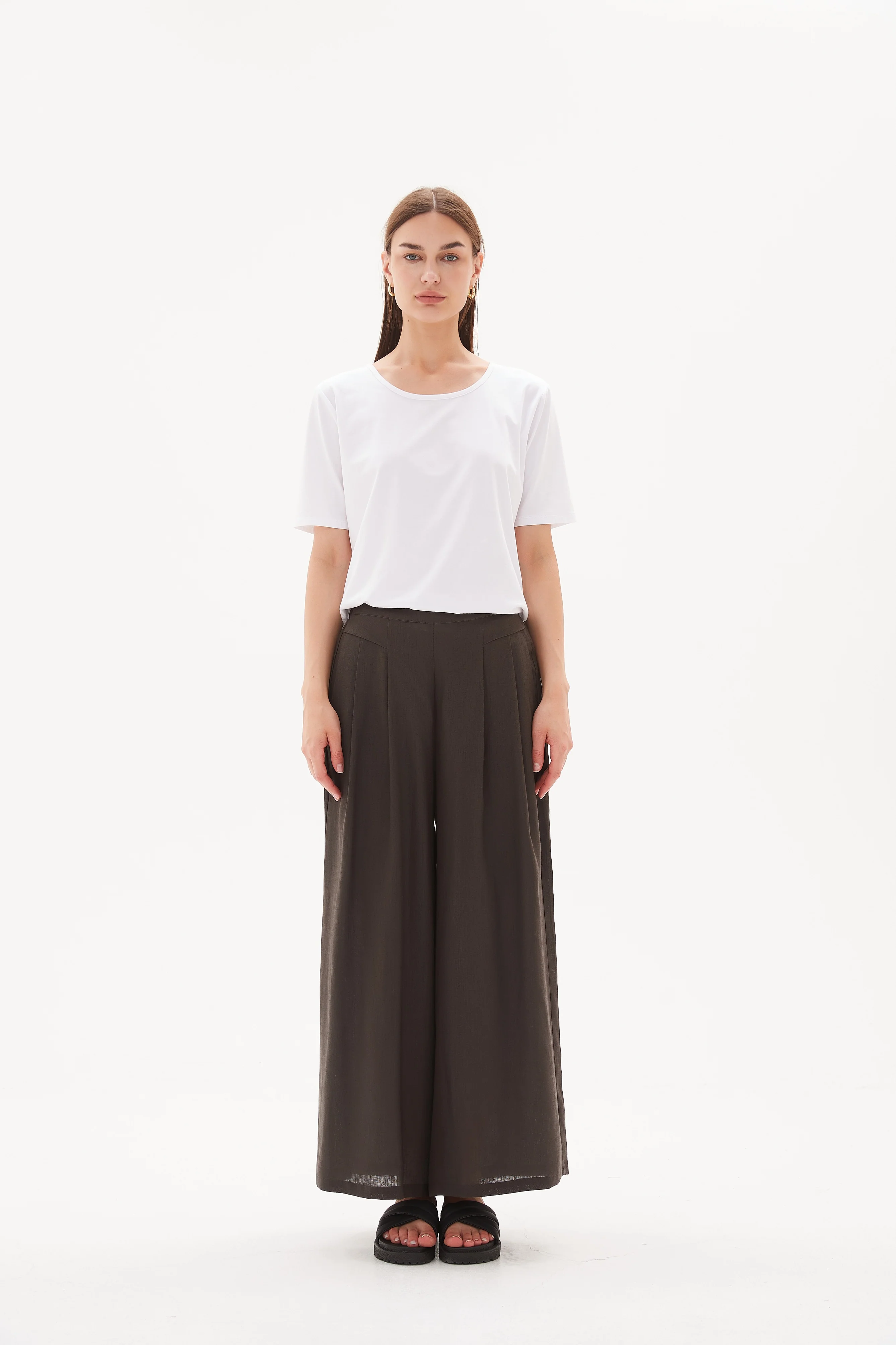 ELASTIC BACK PALAZZO PANT - Image 14