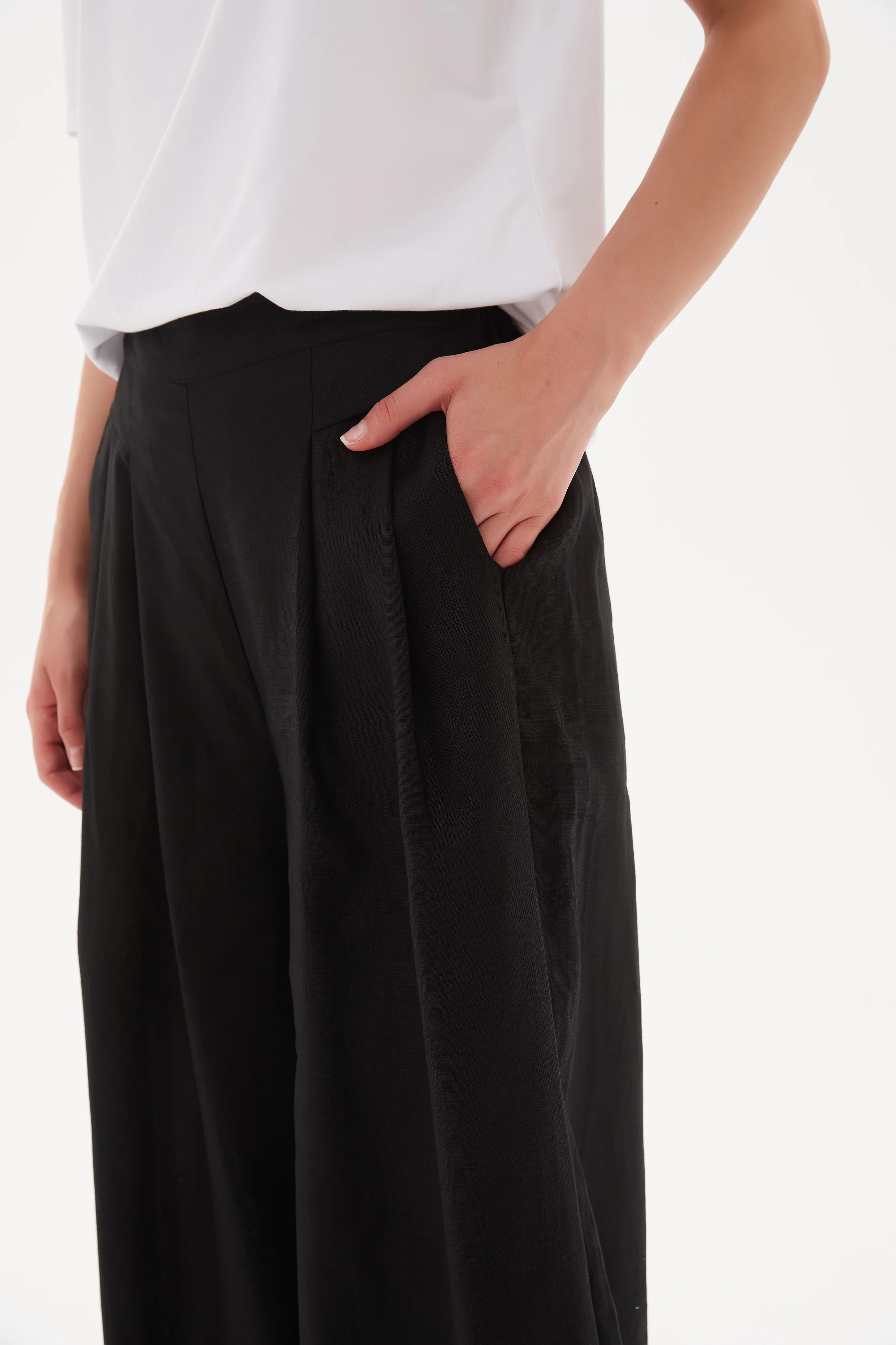 ELASTIC BACK PALAZZO PANT - Image 18