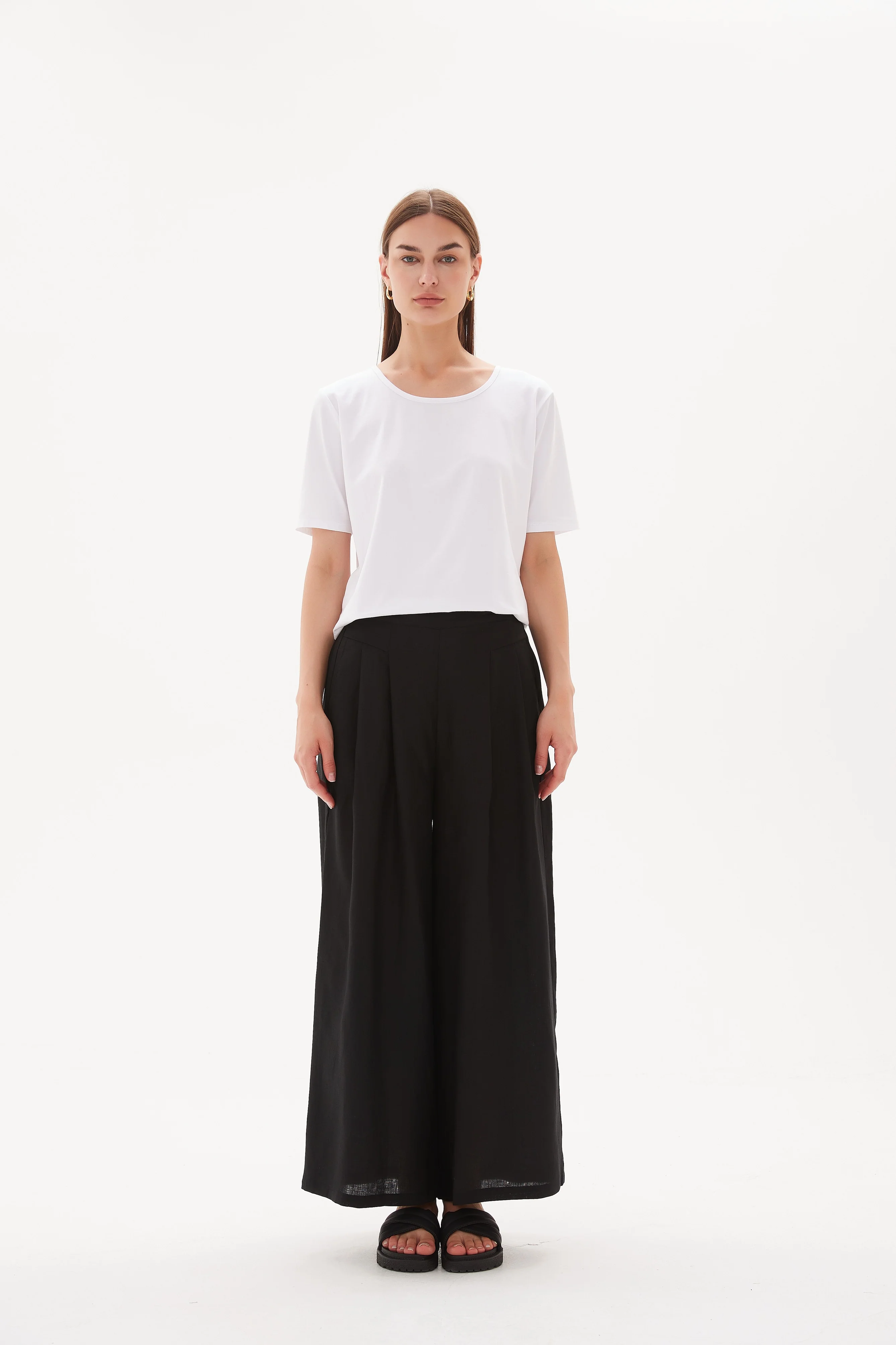 ELASTIC BACK PALAZZO PANT - Image 20
