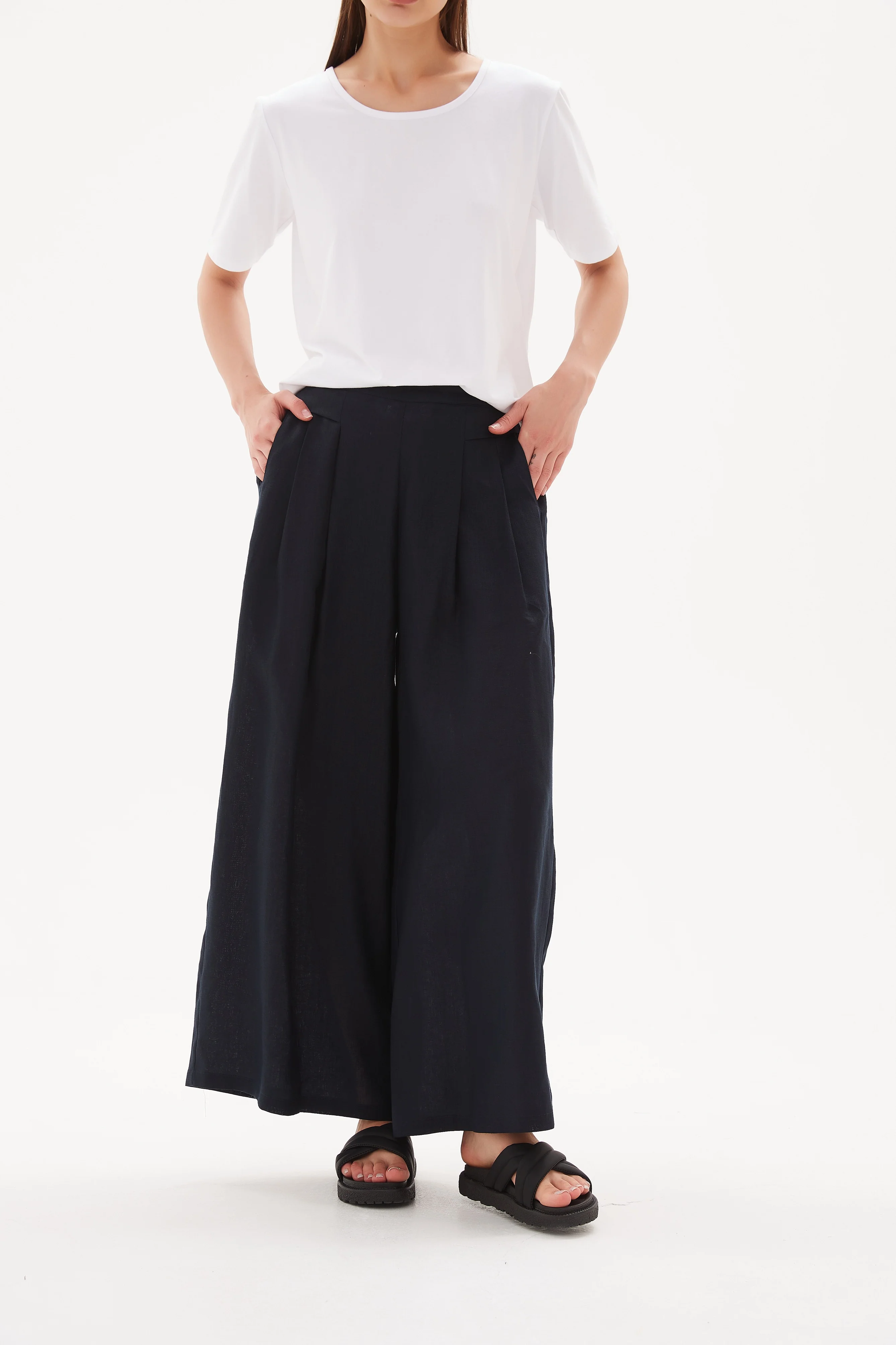 ELASTIC BACK PALAZZO PANT - Image 22