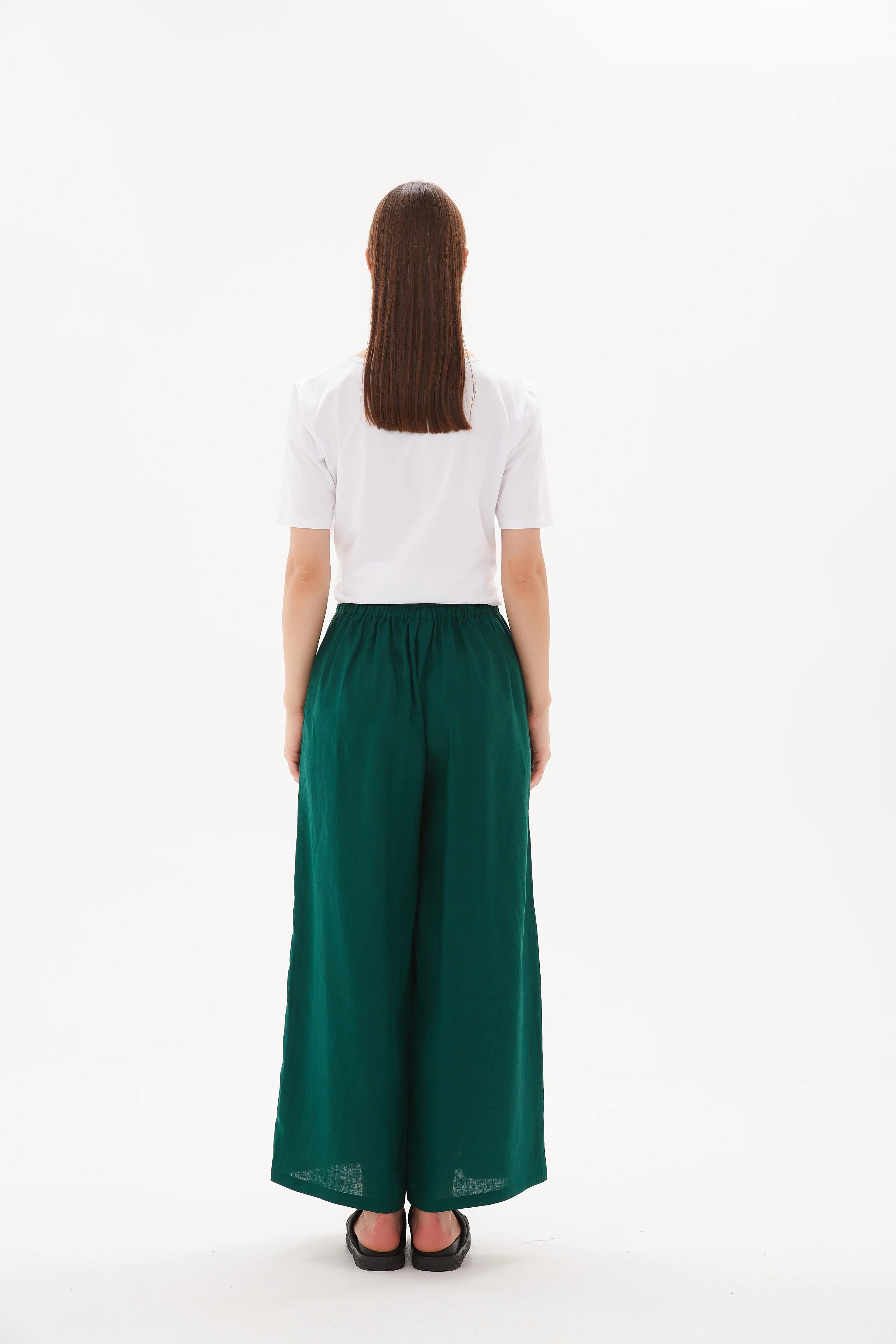 ELASTIC BACK PALAZZO PANT - Image 6