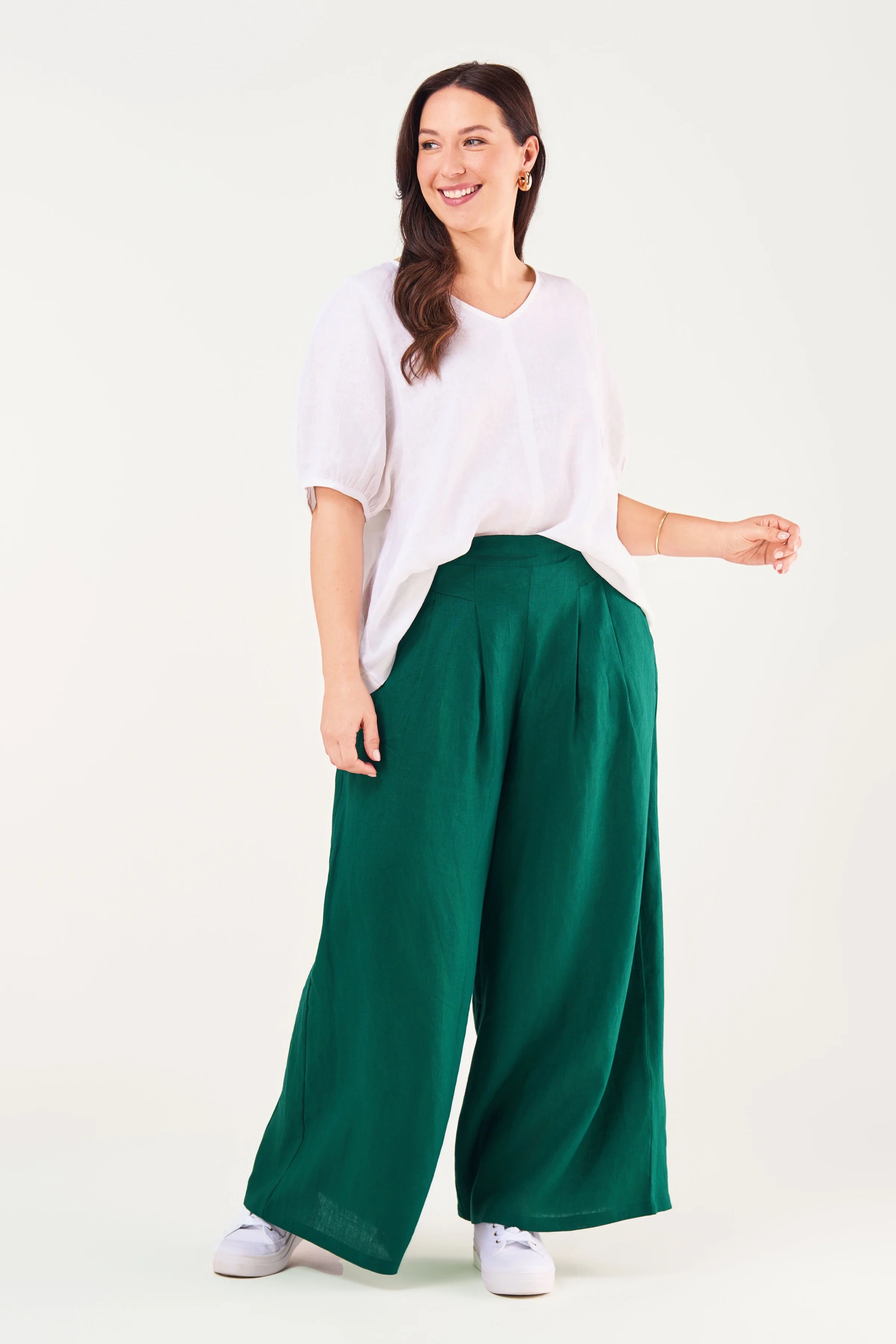 ELASTIC BACK PALAZZO PANT - Image 9