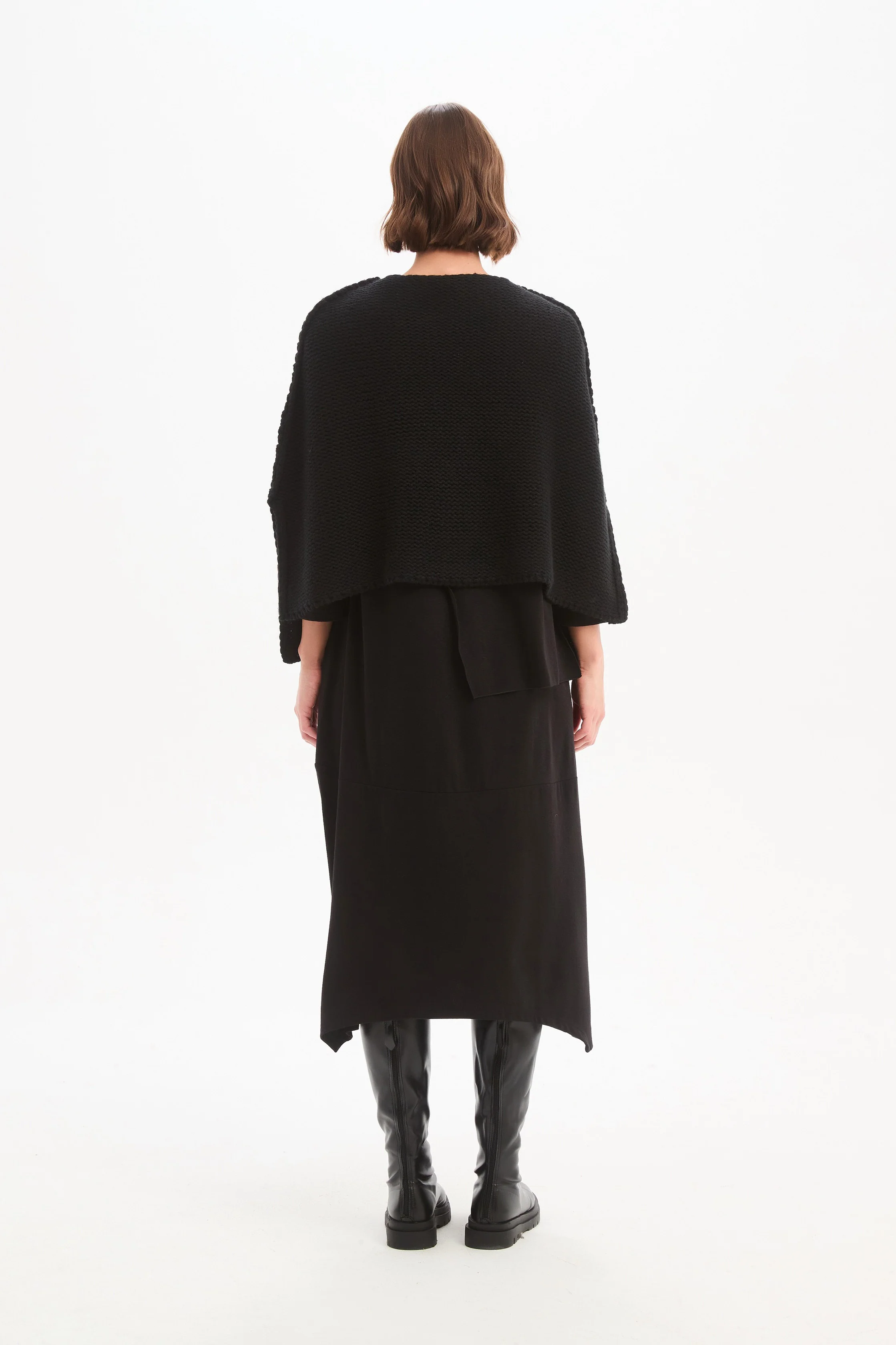 FOIL PRINT CROP PONCHO - Image 10