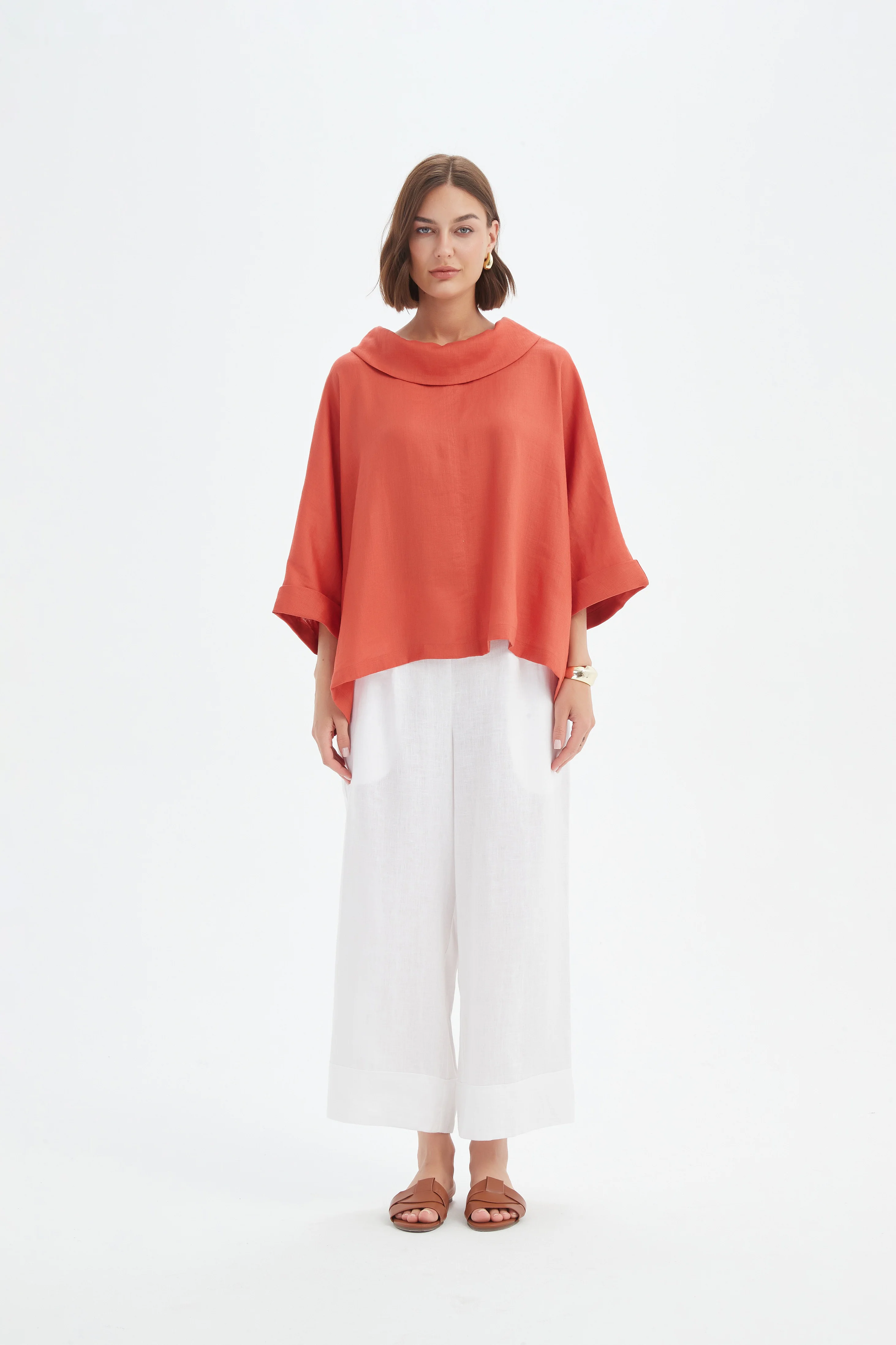 FUNNEL NECK BOXY TOP - Image 16