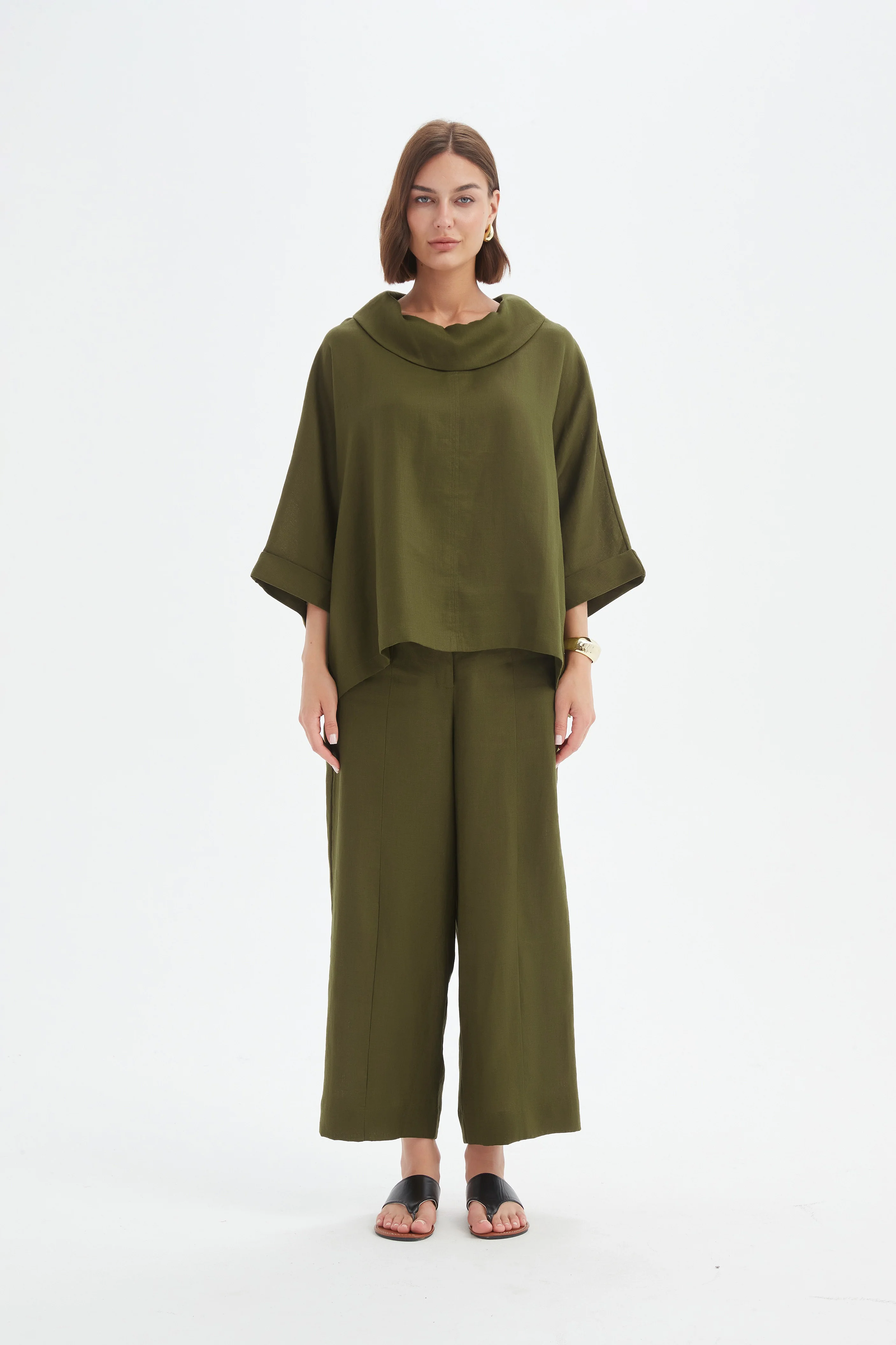 FUNNEL NECK BOXY TOP - Image 22