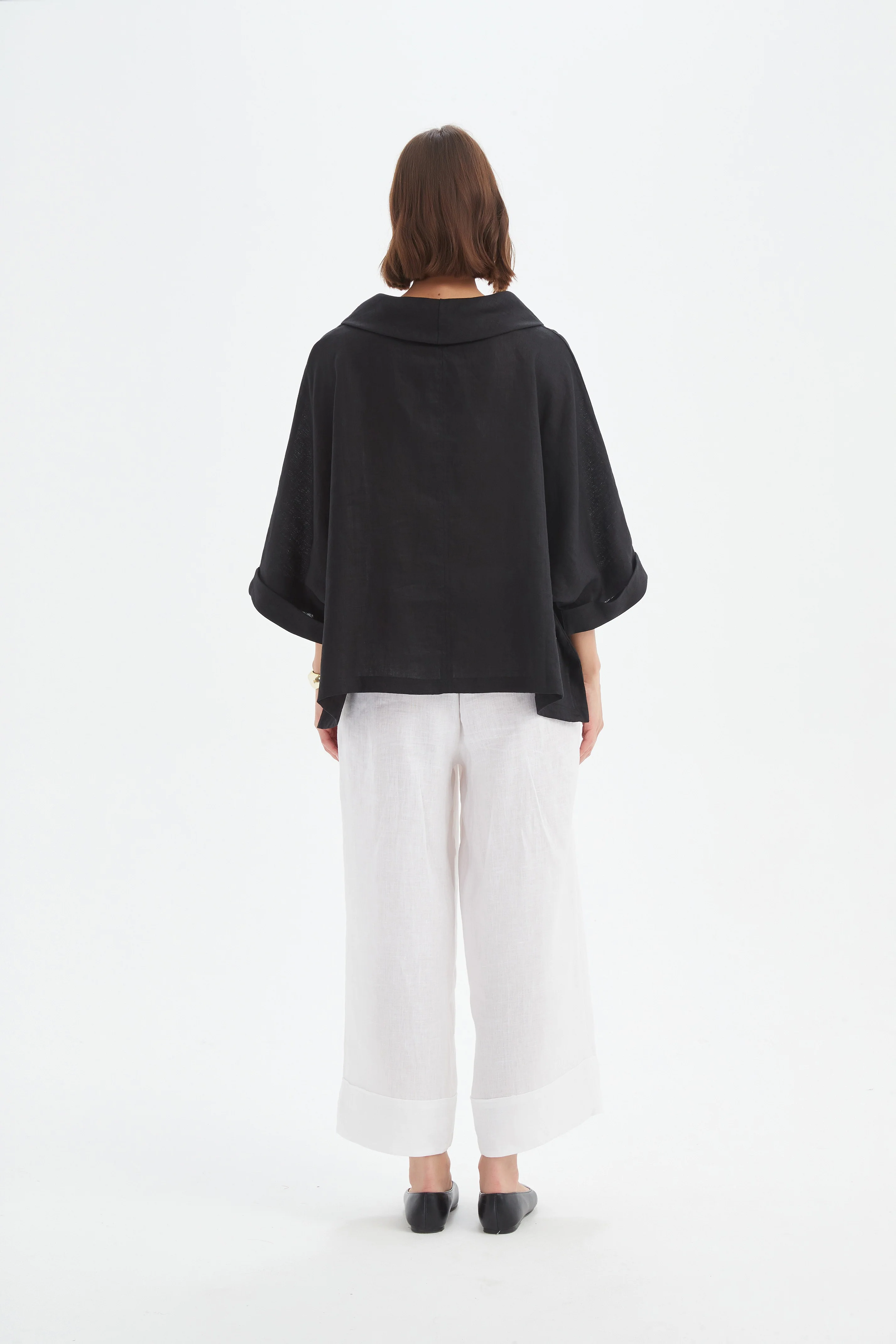 FUNNEL NECK BOXY TOP - Image 28