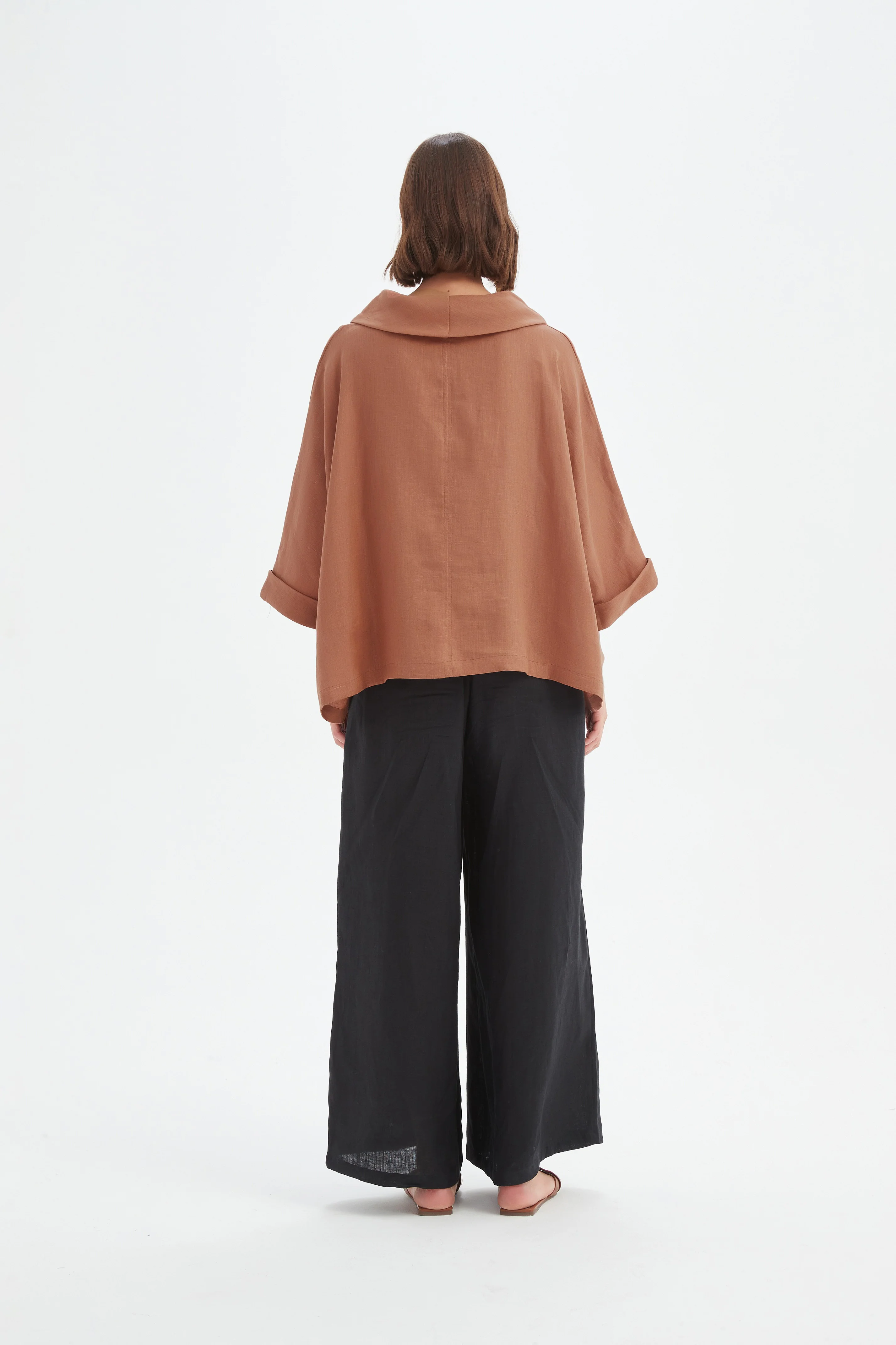 FUNNEL NECK BOXY TOP - Image 7
