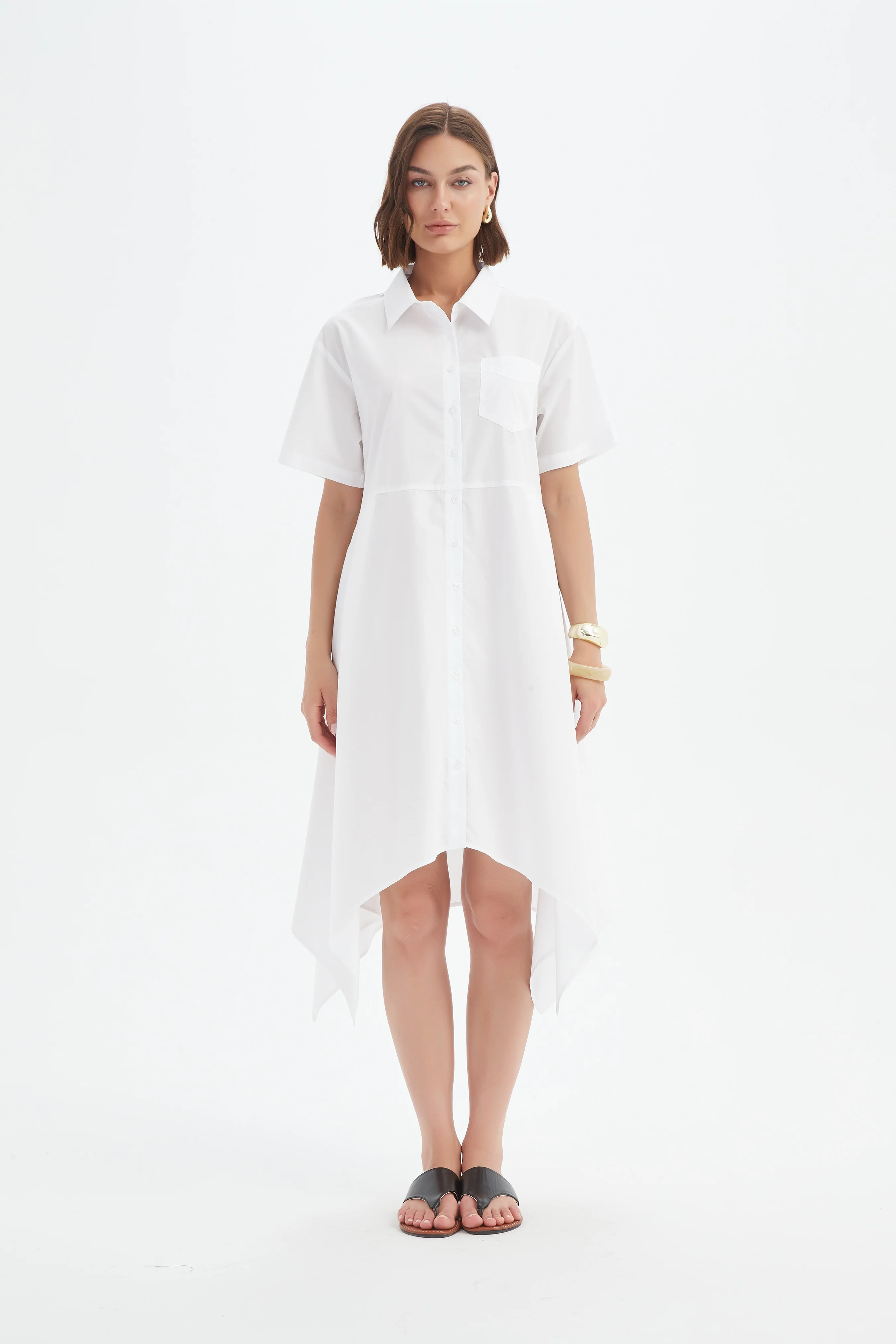 HANKY HEM SHIRT DRESS - Image 10