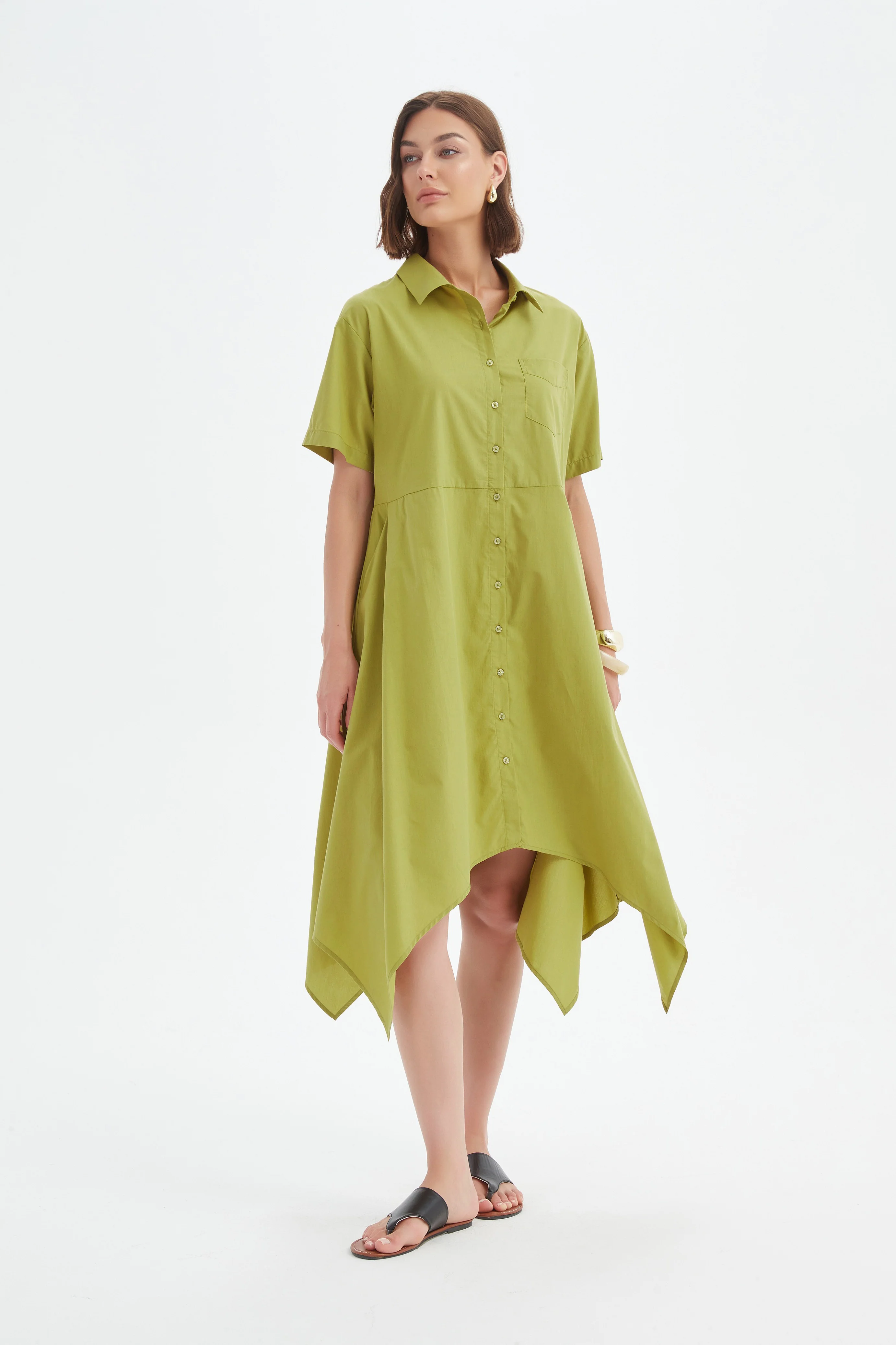 HANKY HEM SHIRT DRESS - Image 13