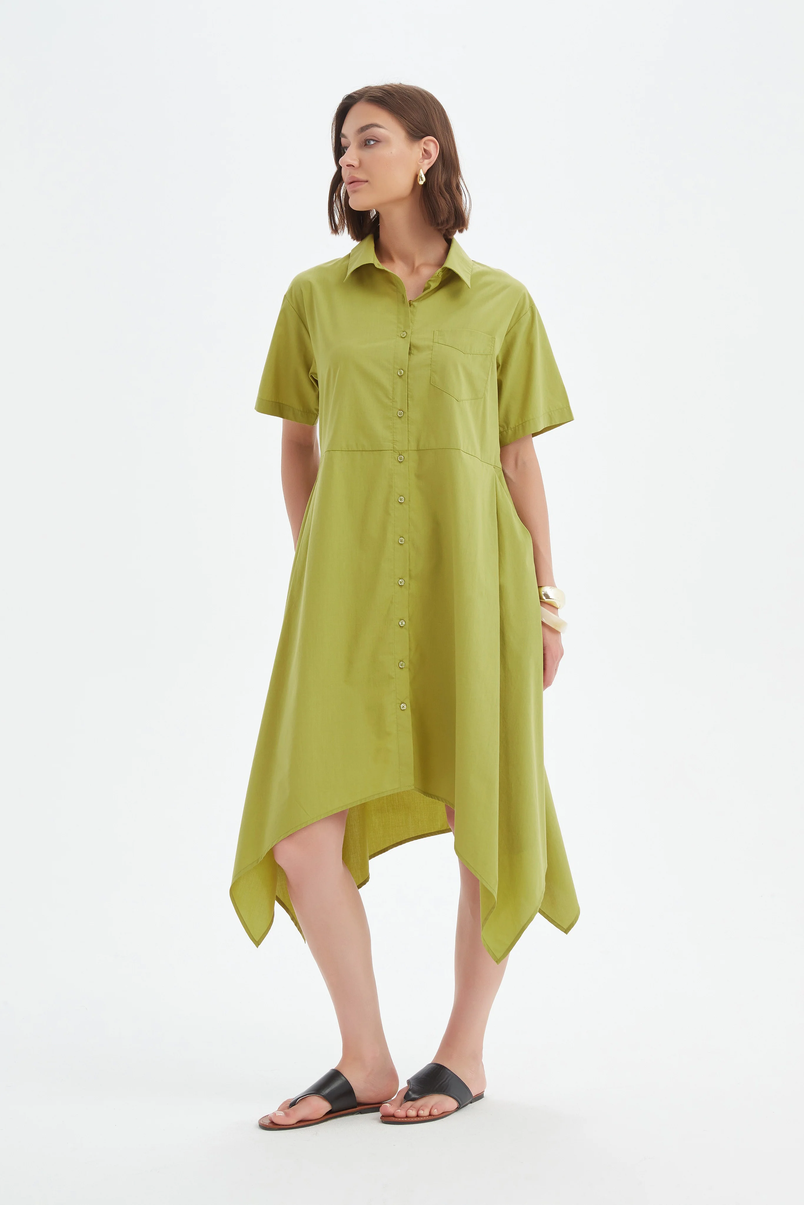 HANKY HEM SHIRT DRESS - Image 14