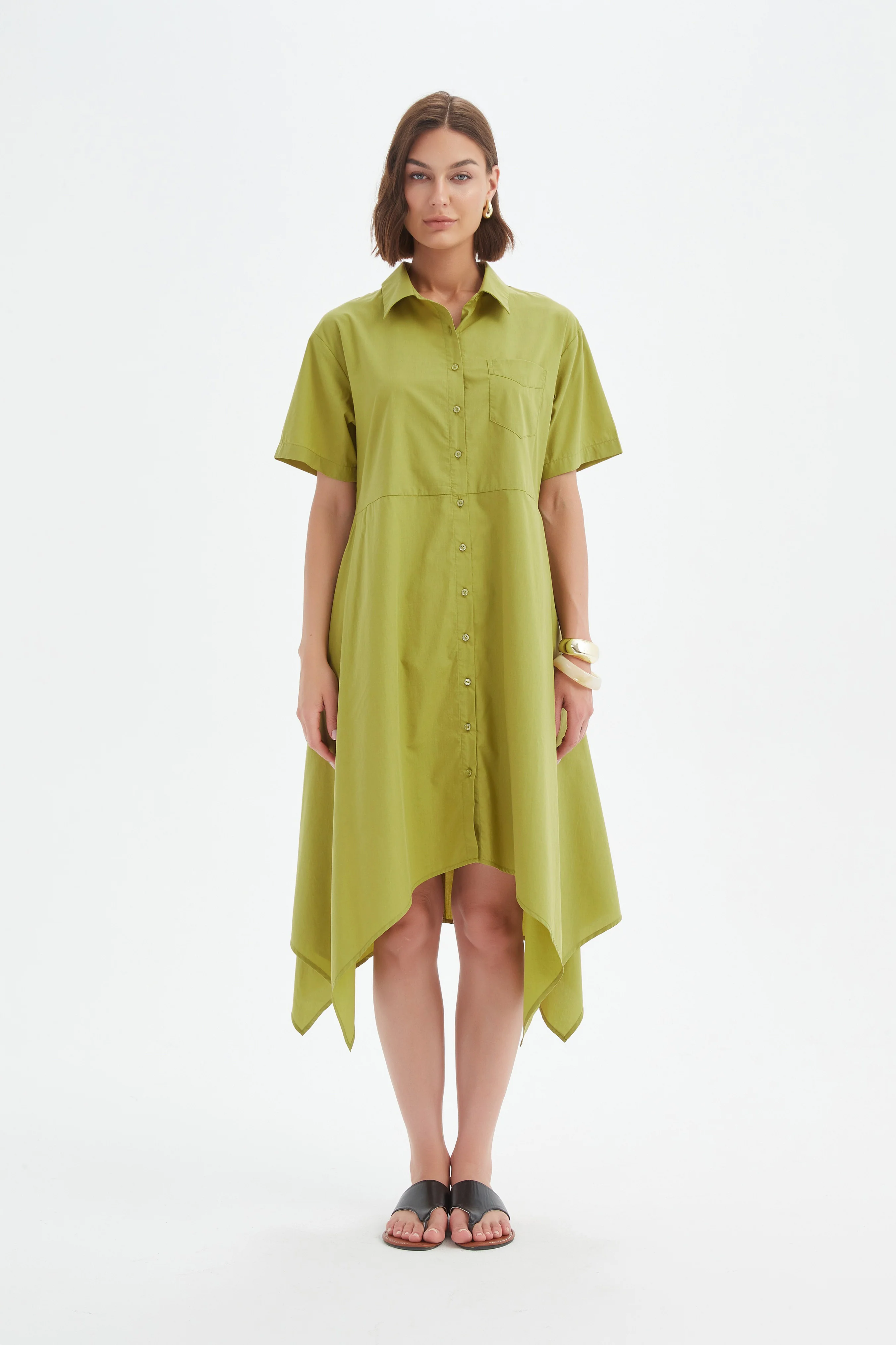 HANKY HEM SHIRT DRESS - Image 15