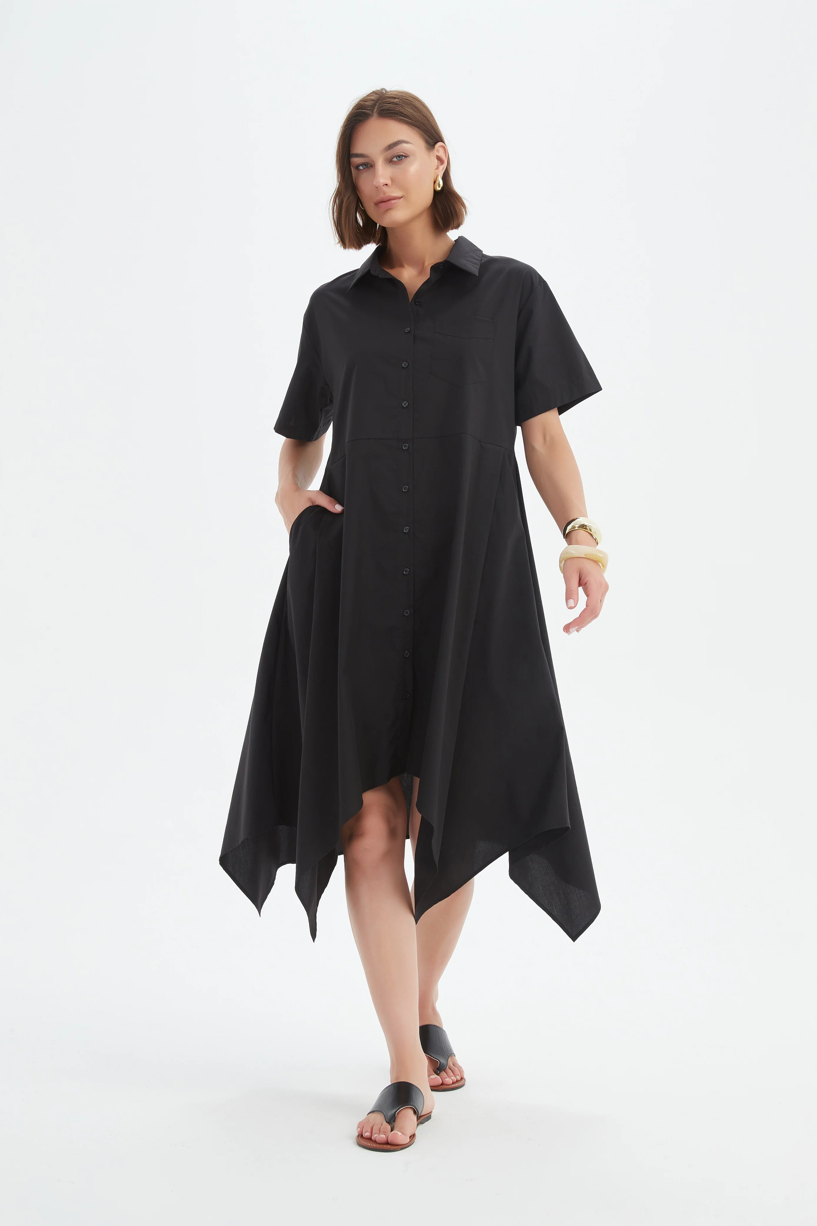 HANKY HEM SHIRT DRESS - Image 17