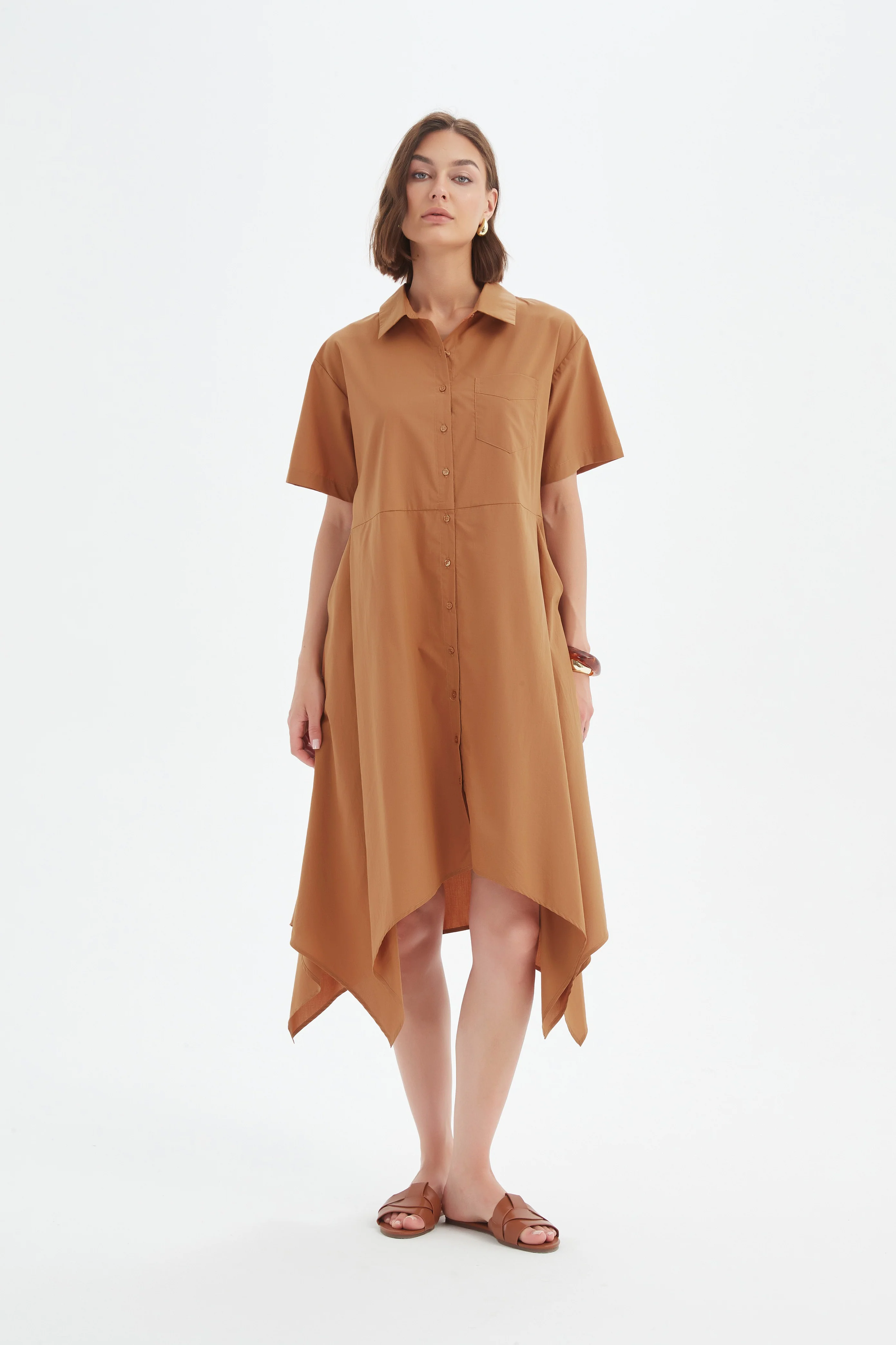 HANKY HEM SHIRT DRESS - Image 4