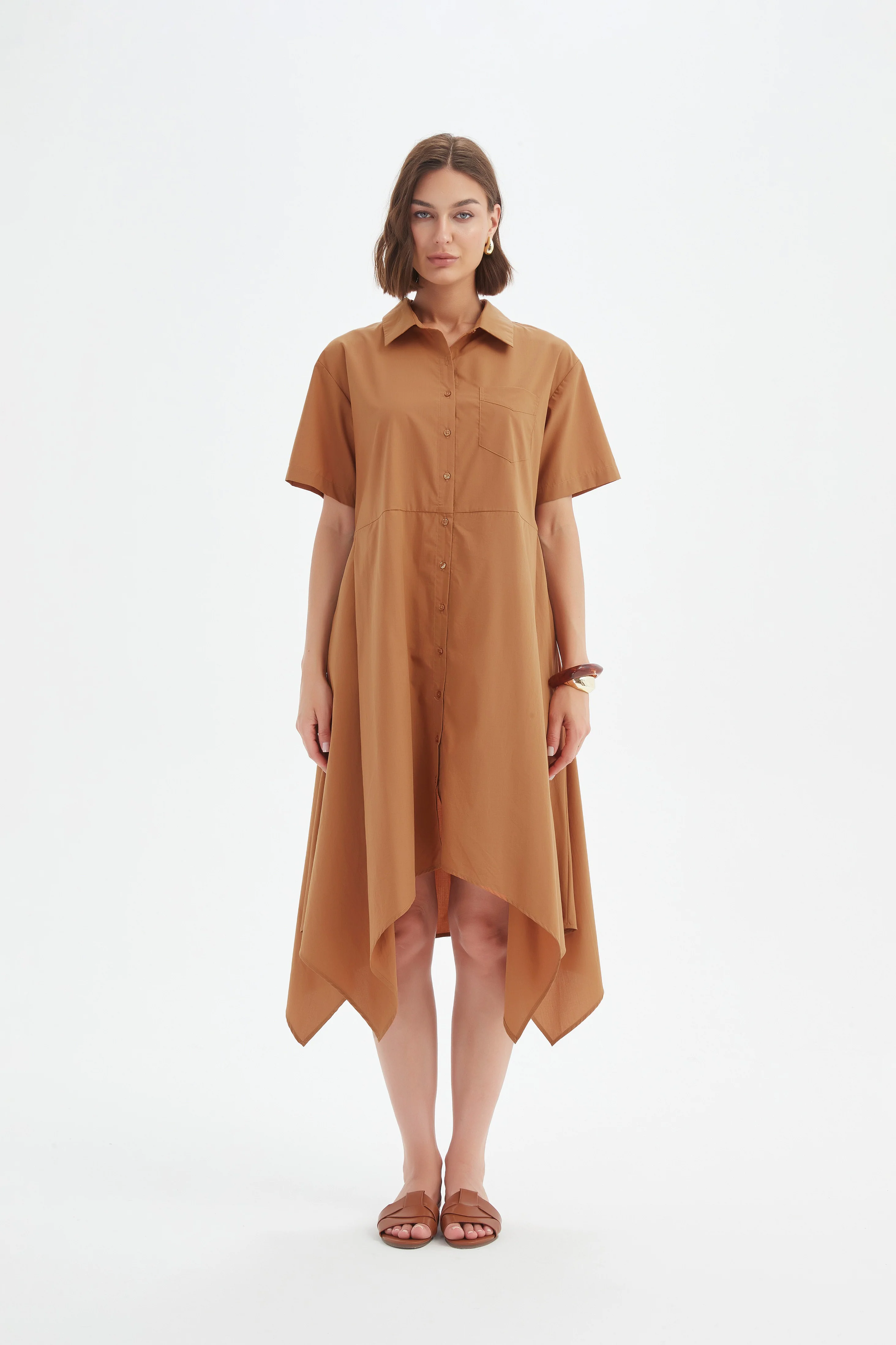 HANKY HEM SHIRT DRESS - Image 5