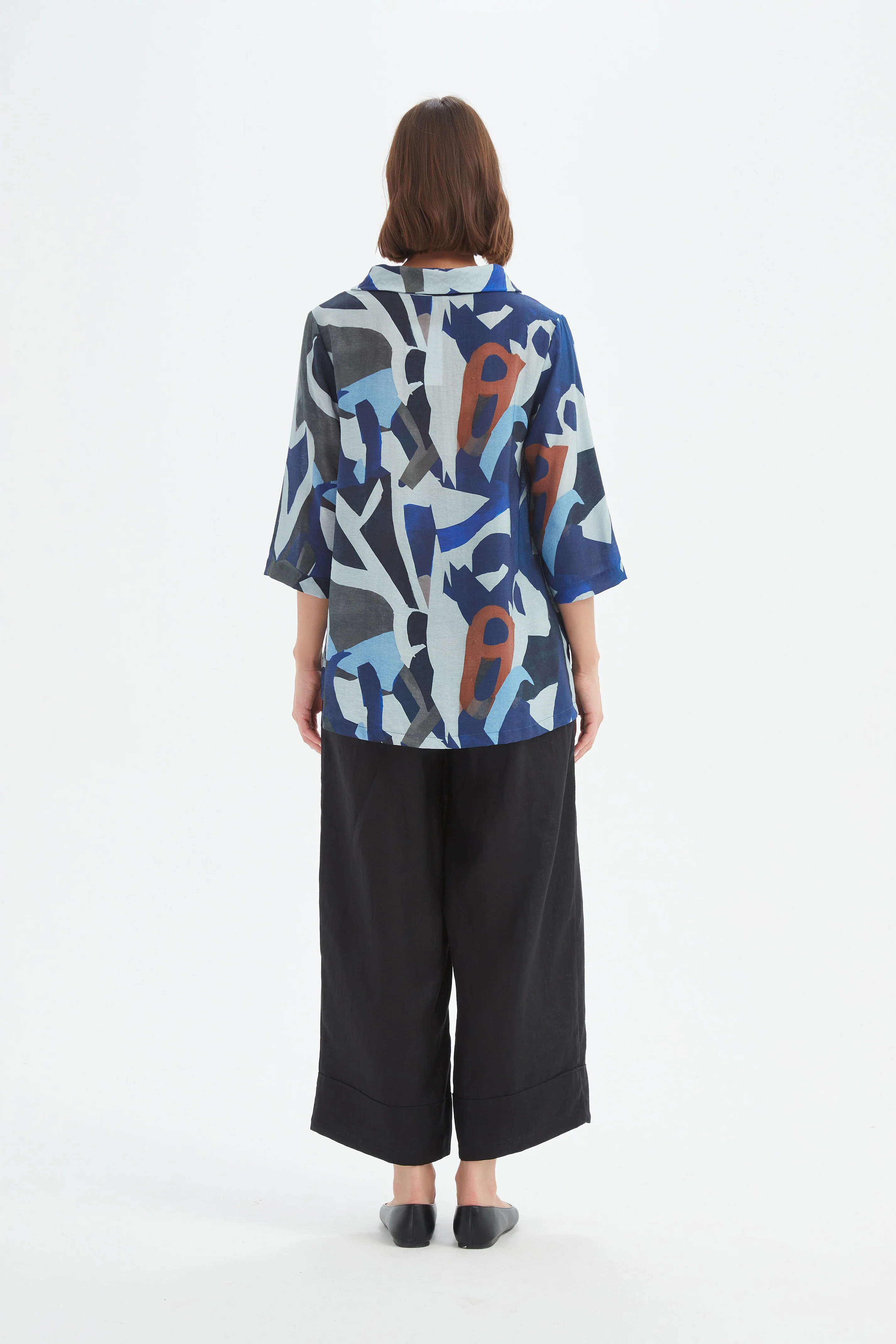HIGH NECK PRINT TOP - Image 10