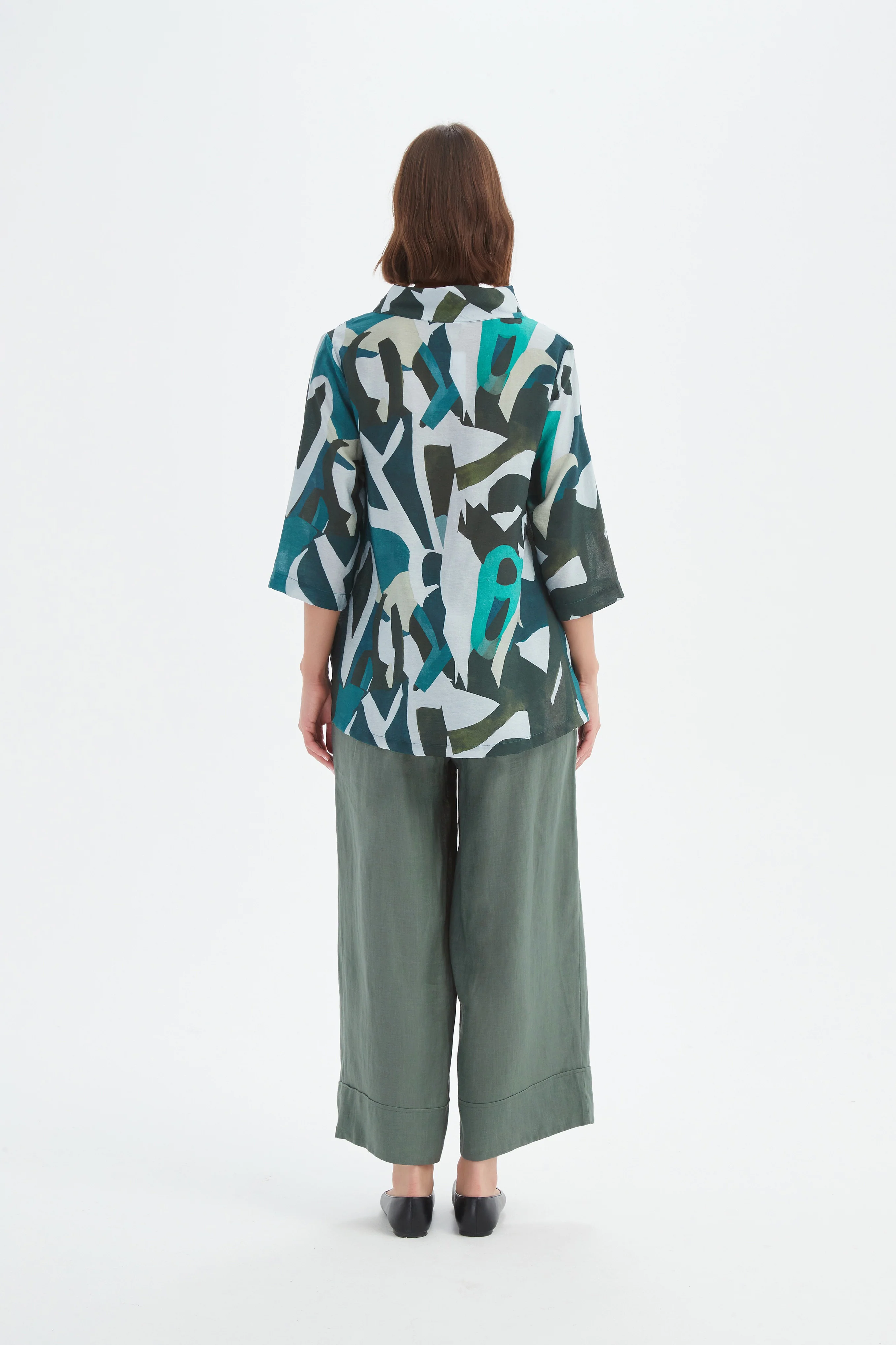 HIGH NECK PRINT TOP - Image 16