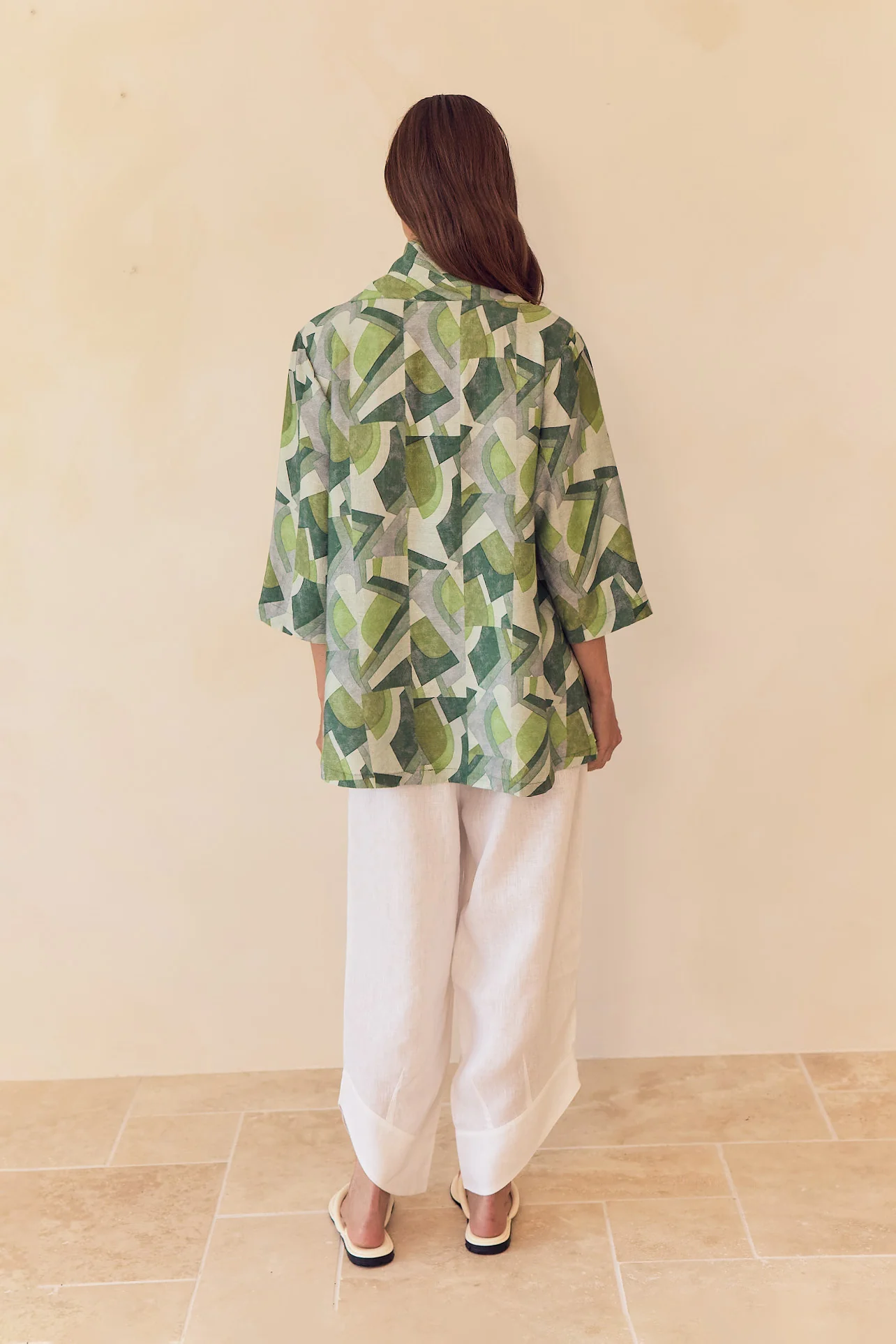 HIGH NECK PRINT TOP - Image 5