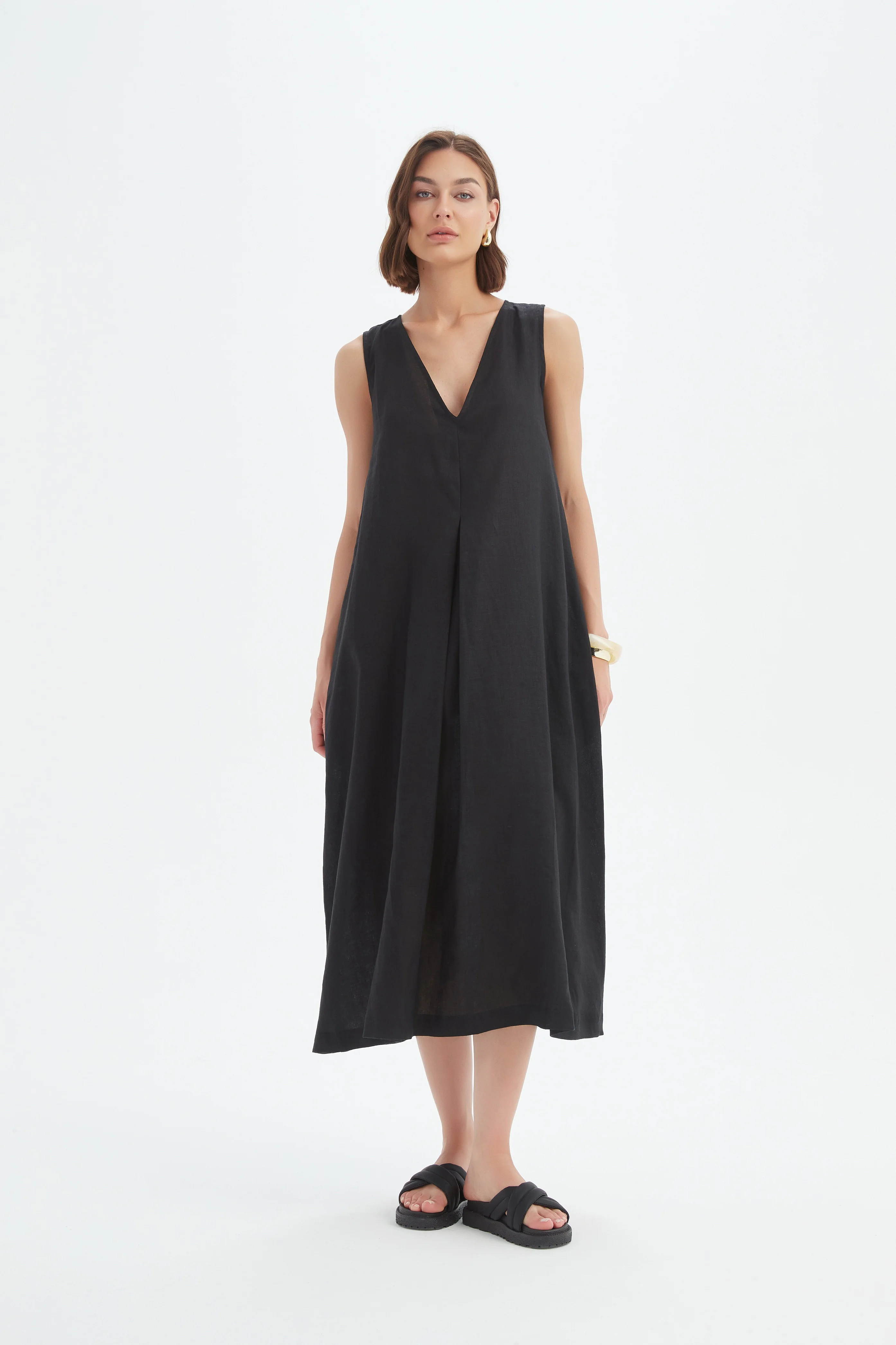 INVERTED PLEAT DRESS - Image 10