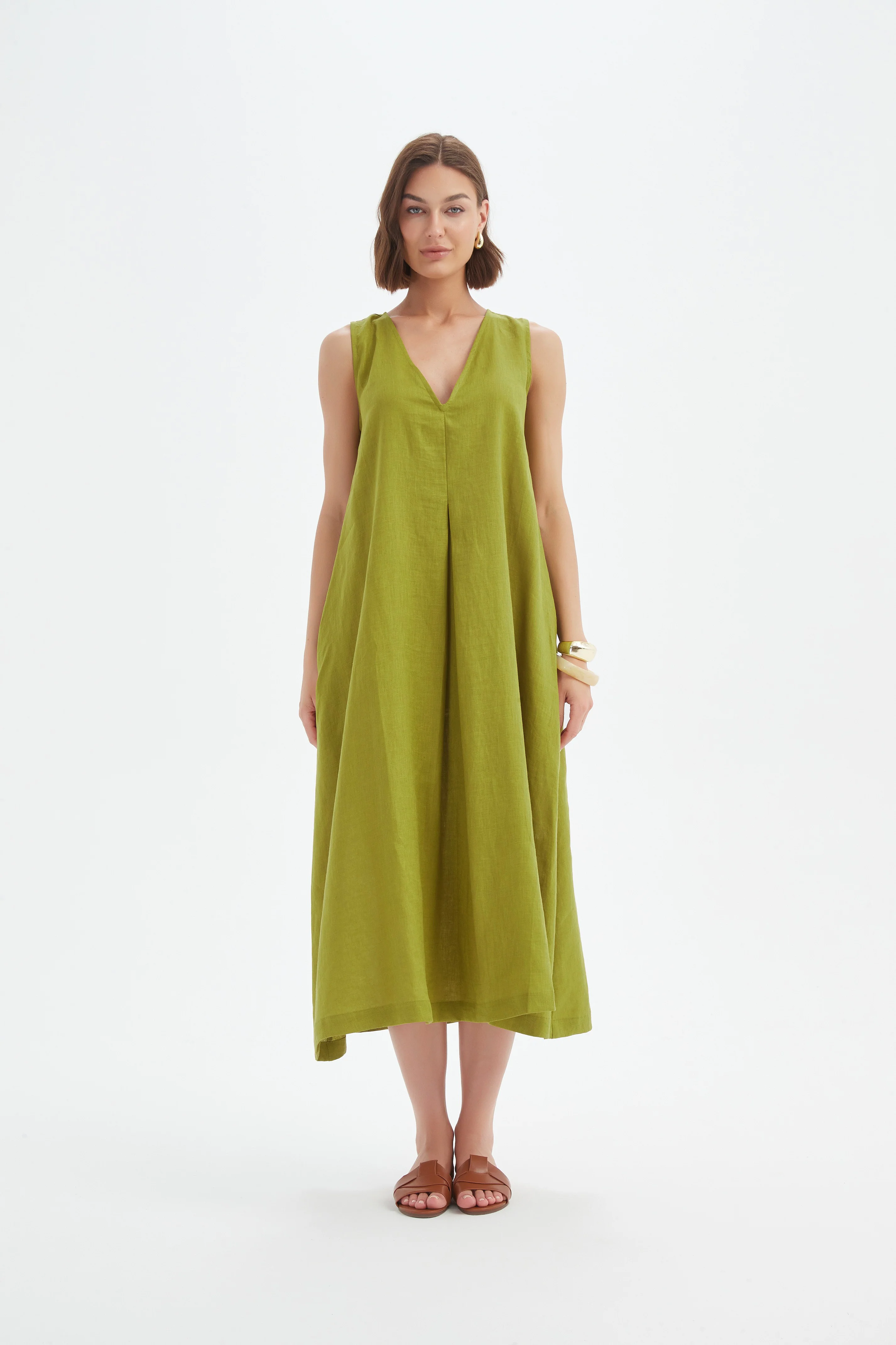 INVERTED PLEAT DRESS - Image 21