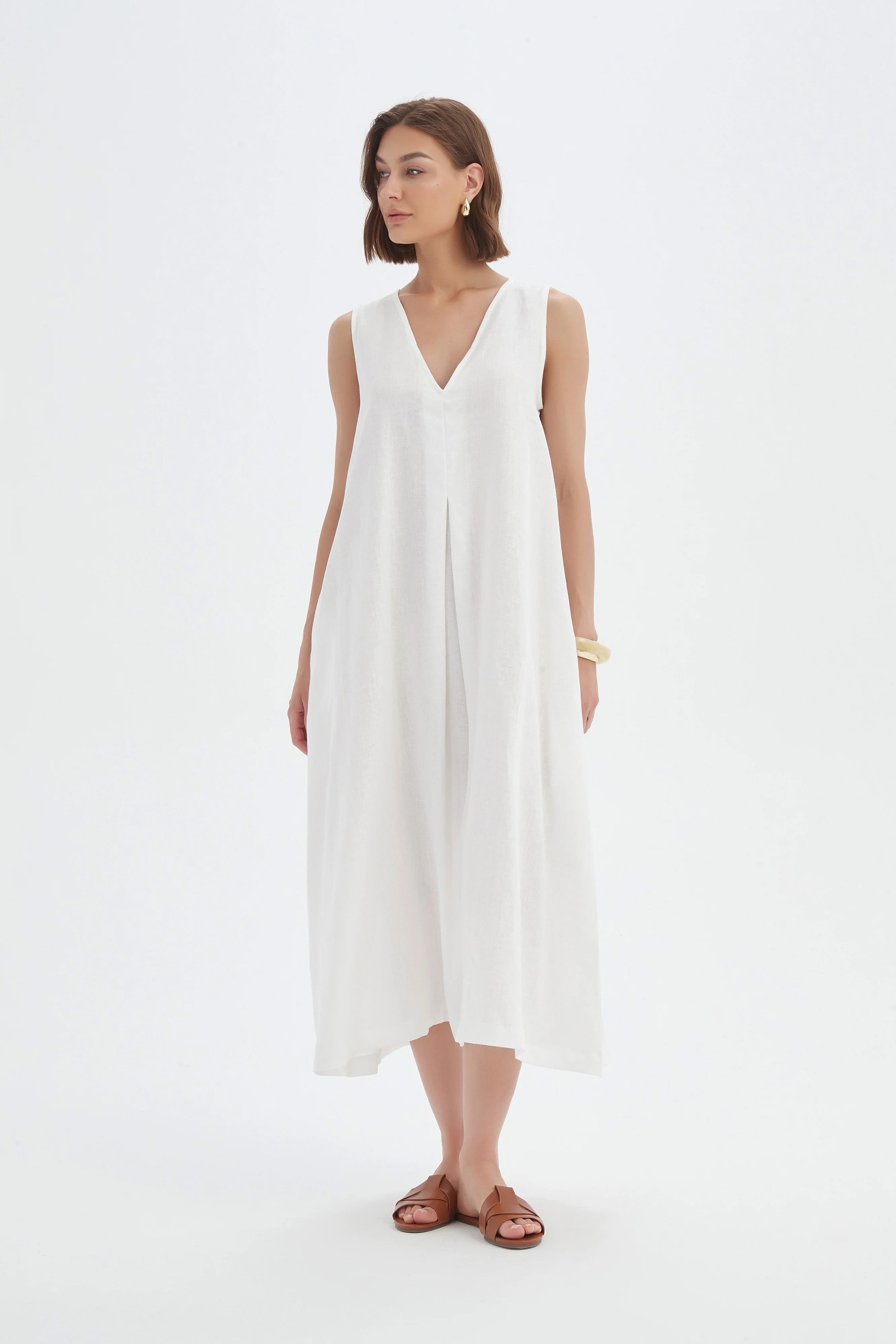 INVERTED PLEAT DRESS - Image 5