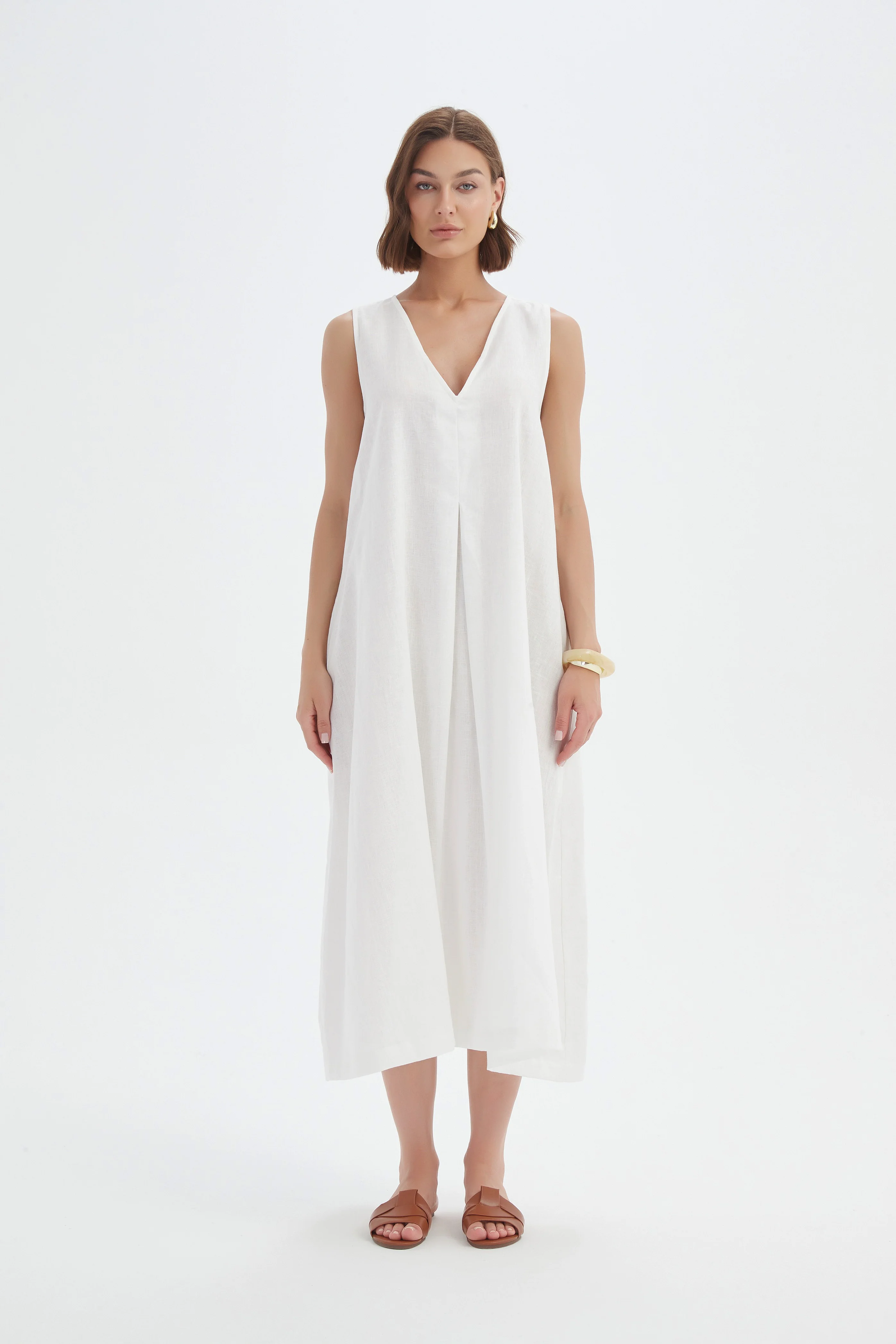 INVERTED PLEAT DRESS - Image 6