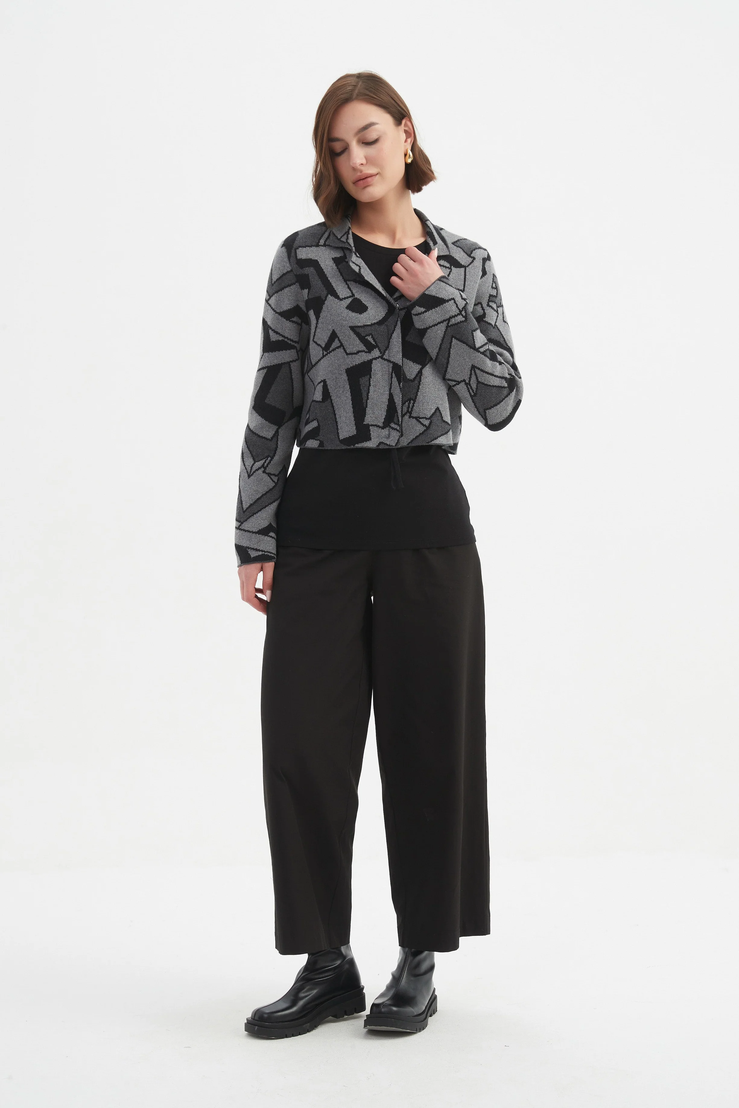 LETTERBLOCK ZIP CARDIGAN - Image 3