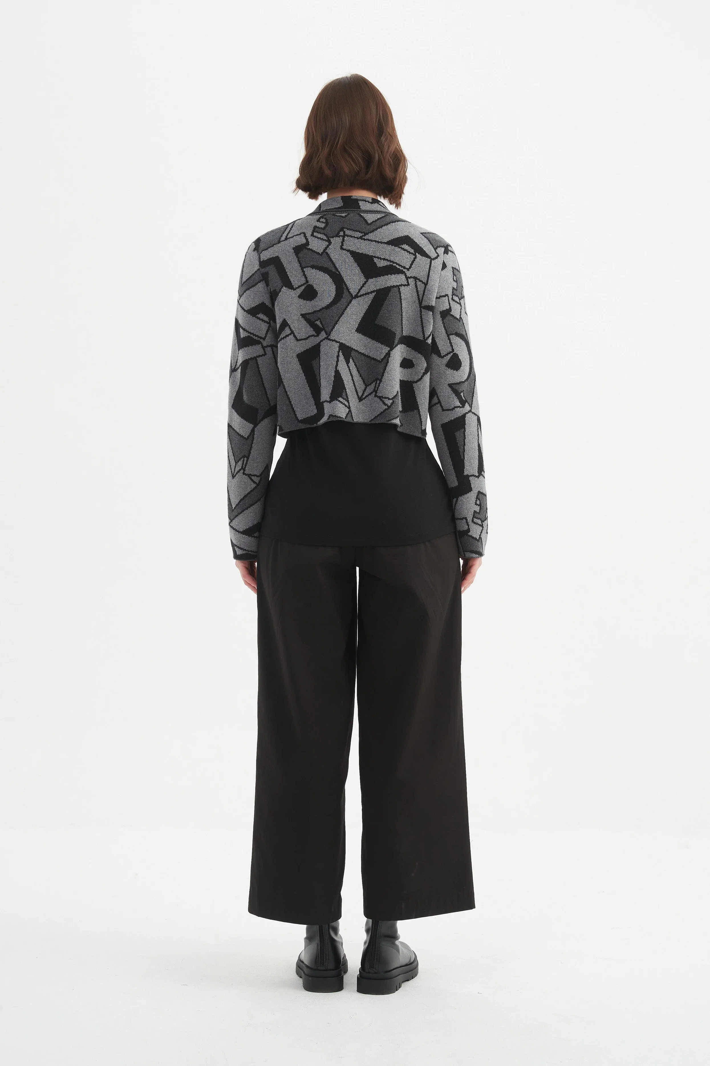 LETTERBLOCK ZIP CARDIGAN - Image 5