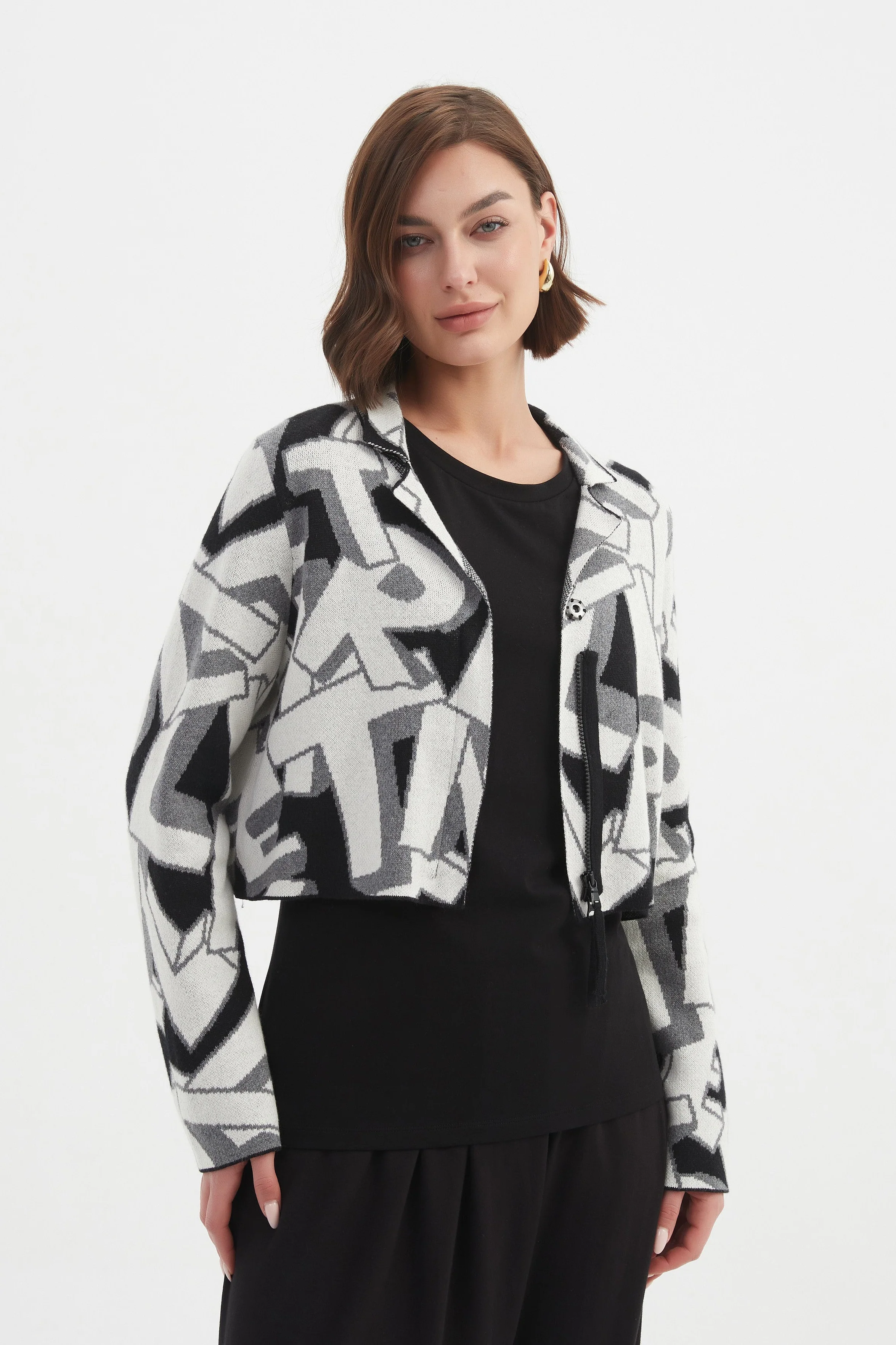 LETTERBLOCK ZIP CARDIGAN - Image 7