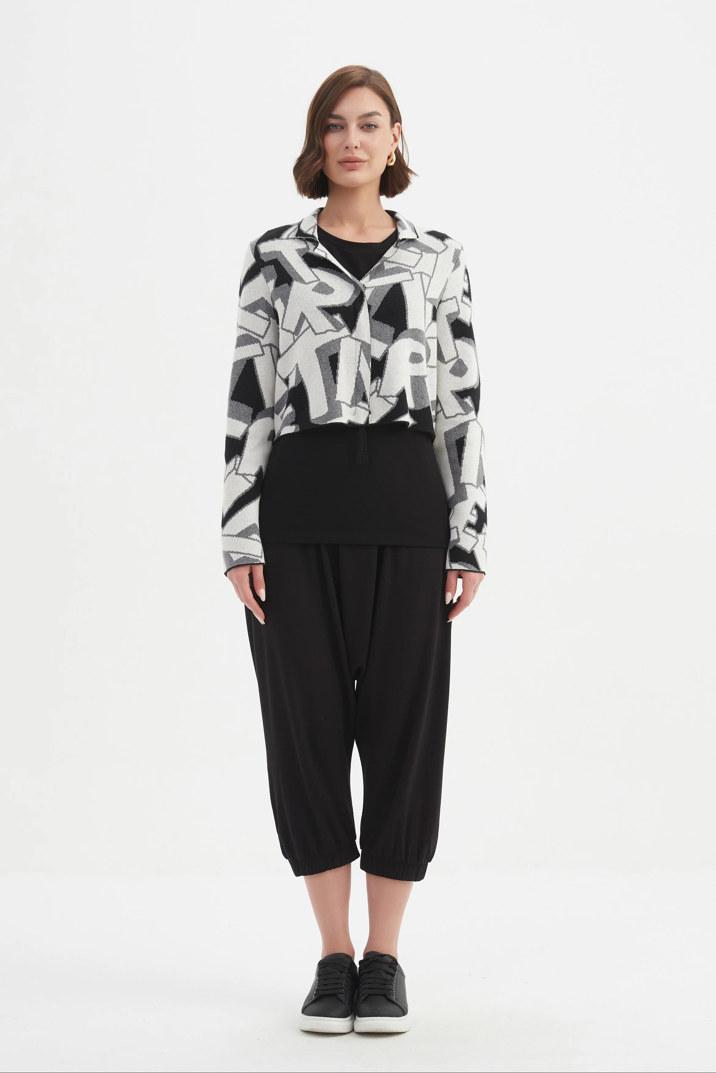 LETTERBLOCK ZIP CARDIGAN - Image 9
