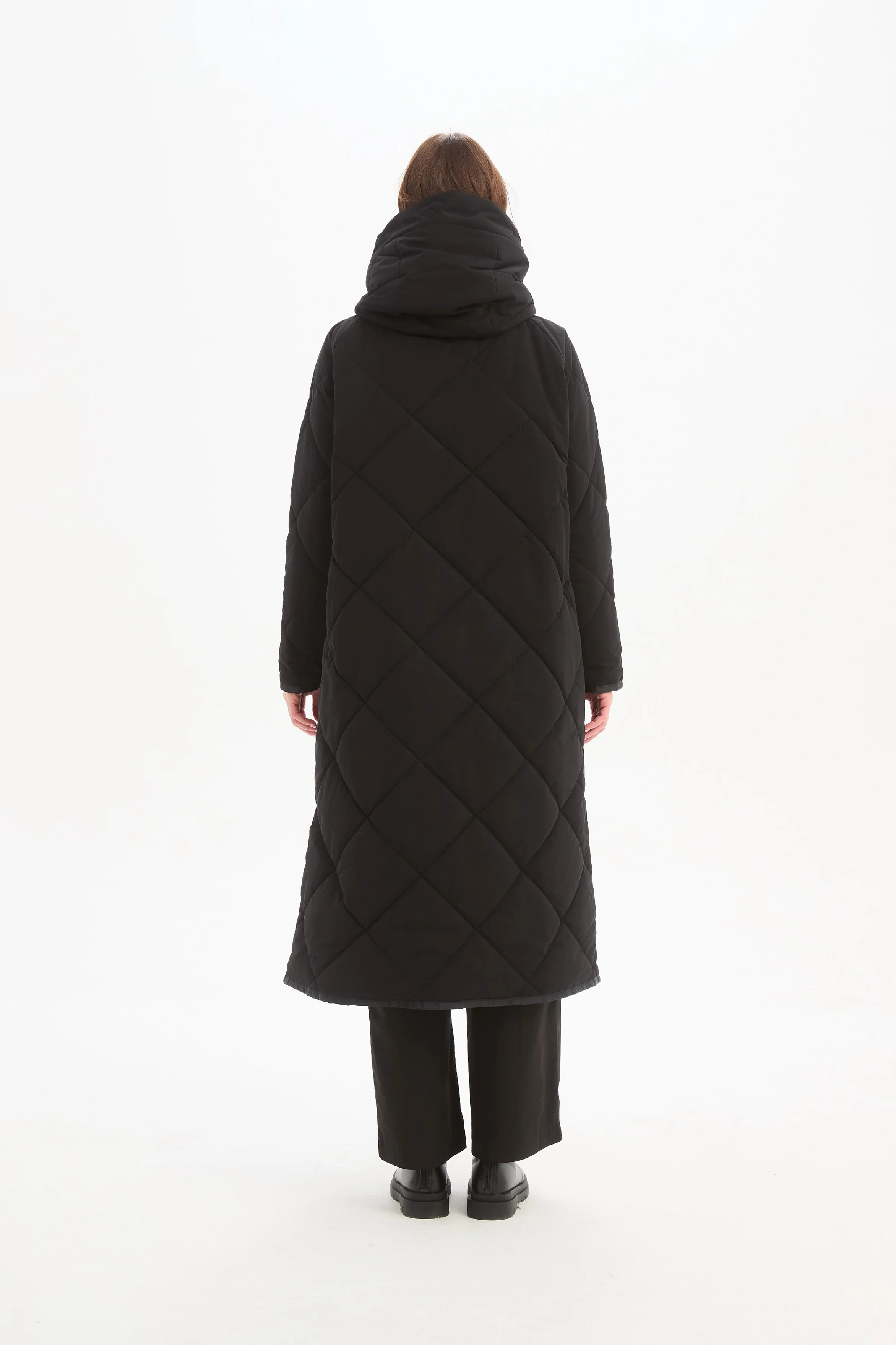 LONGLINE ZIP HEM WINTER COAT - Image 10