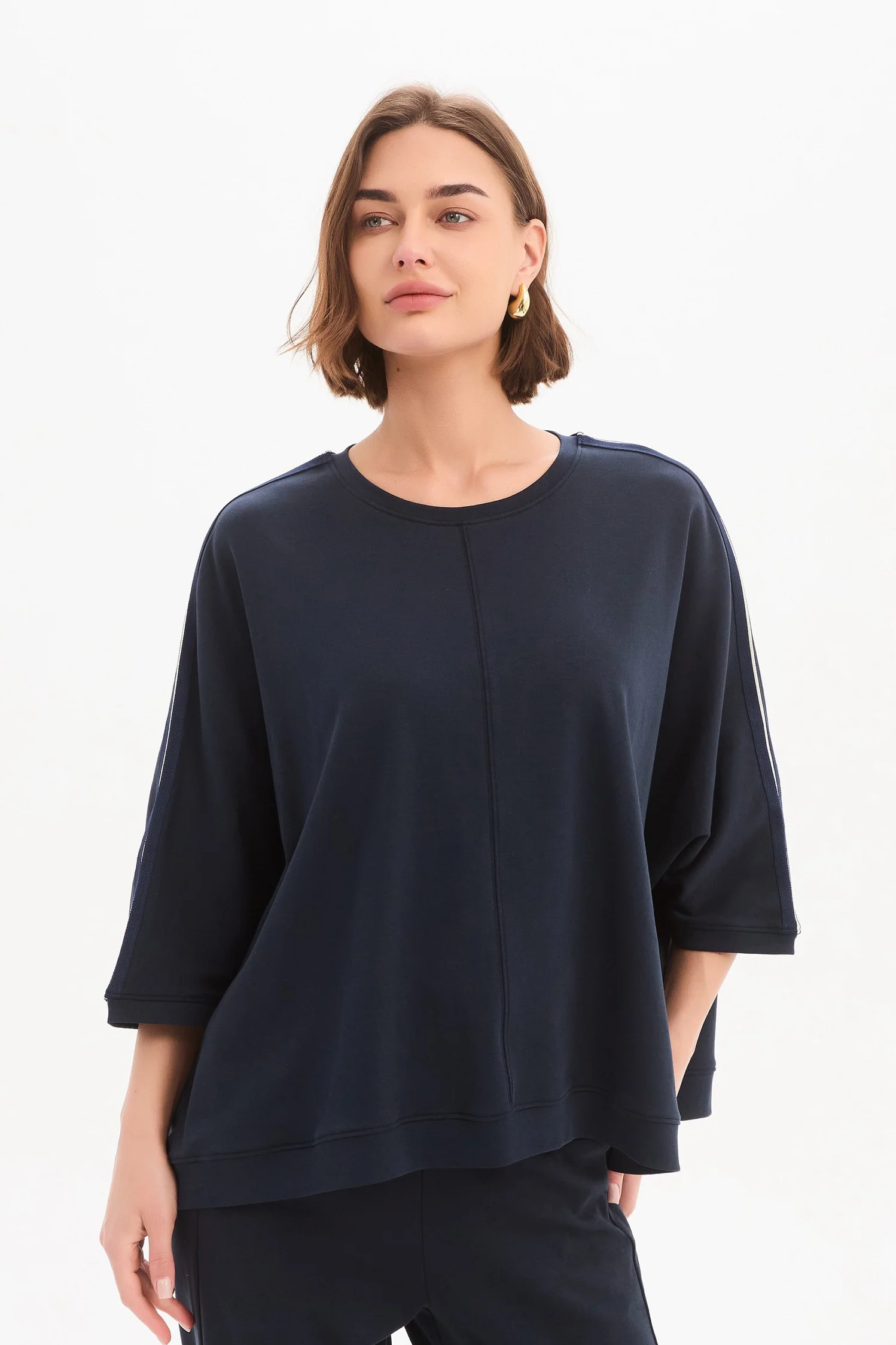 OVERSIZED 3/4 STRIPE SLEEVE TEE - Image 3