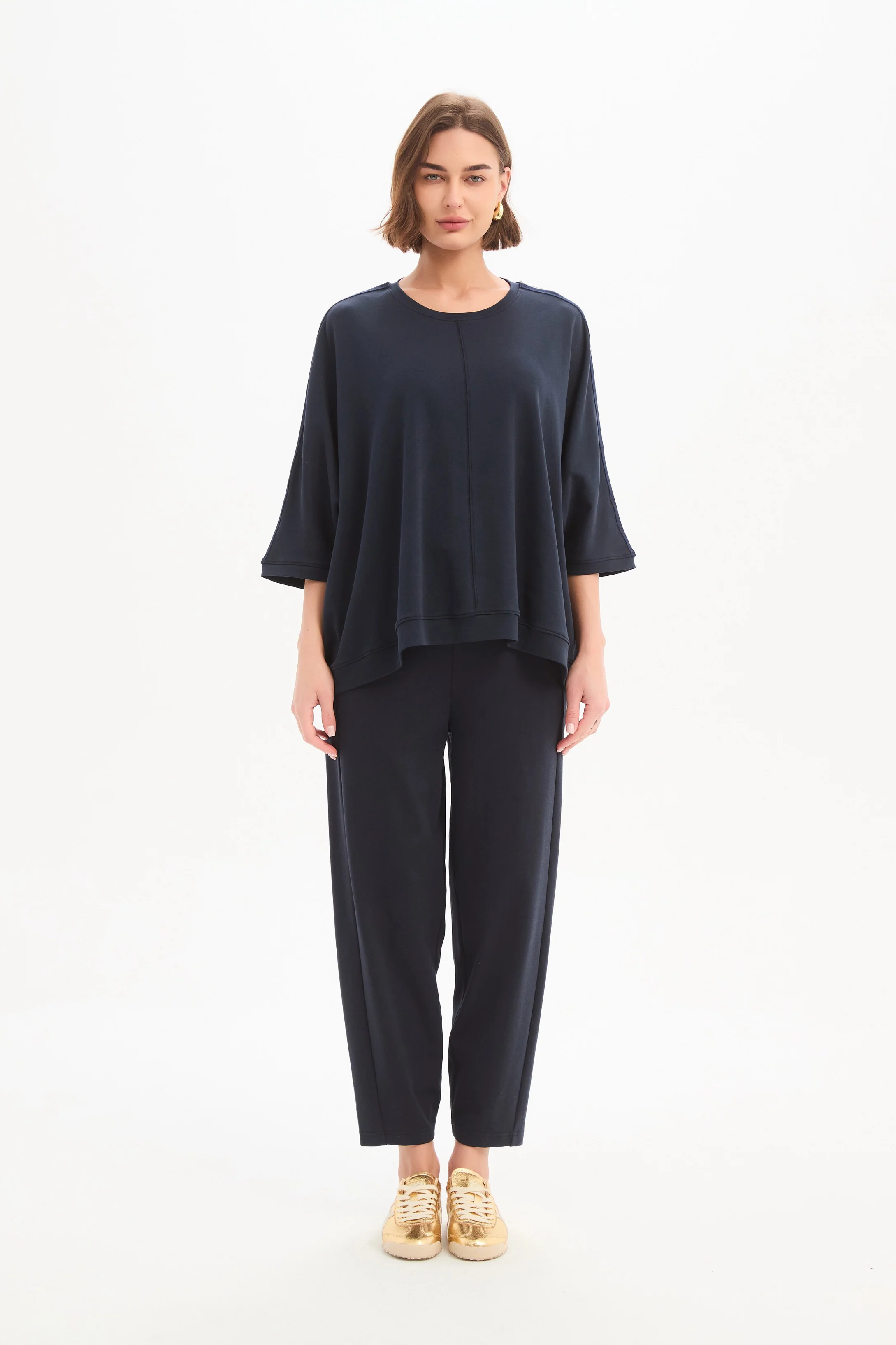 OVERSIZED 3/4 STRIPE SLEEVE TEE - Image 6