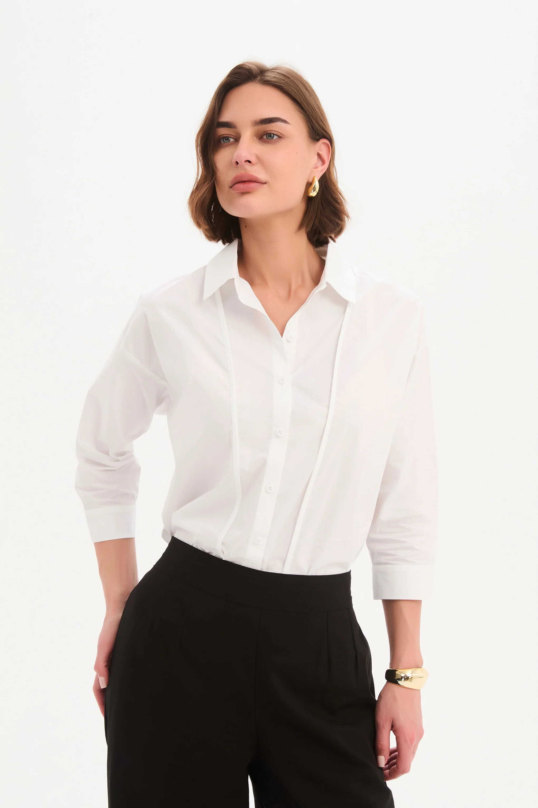 PANEL FRONT BIND SHIRT - Image 2