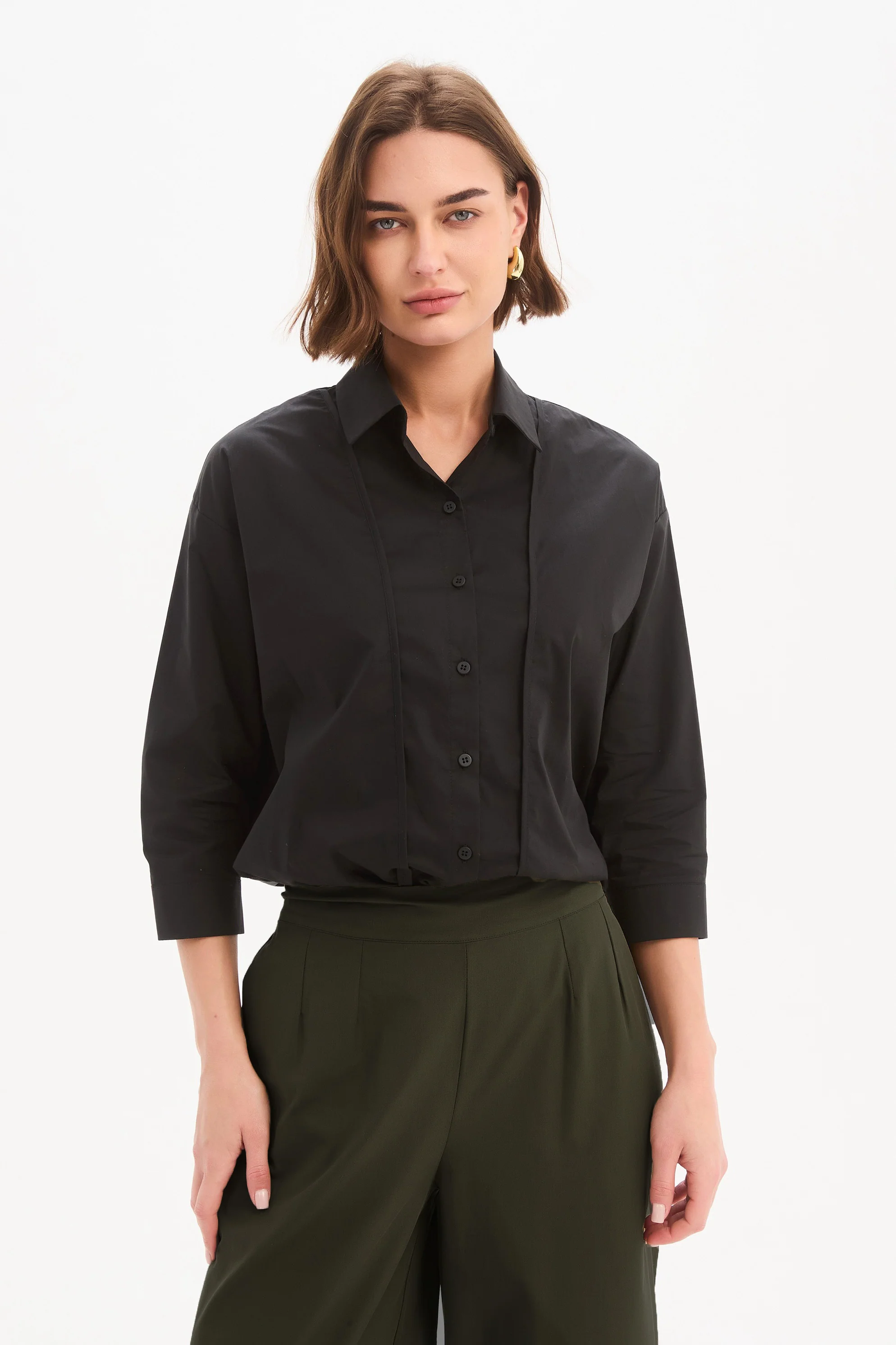 PANEL FRONT BIND SHIRT - Image 7