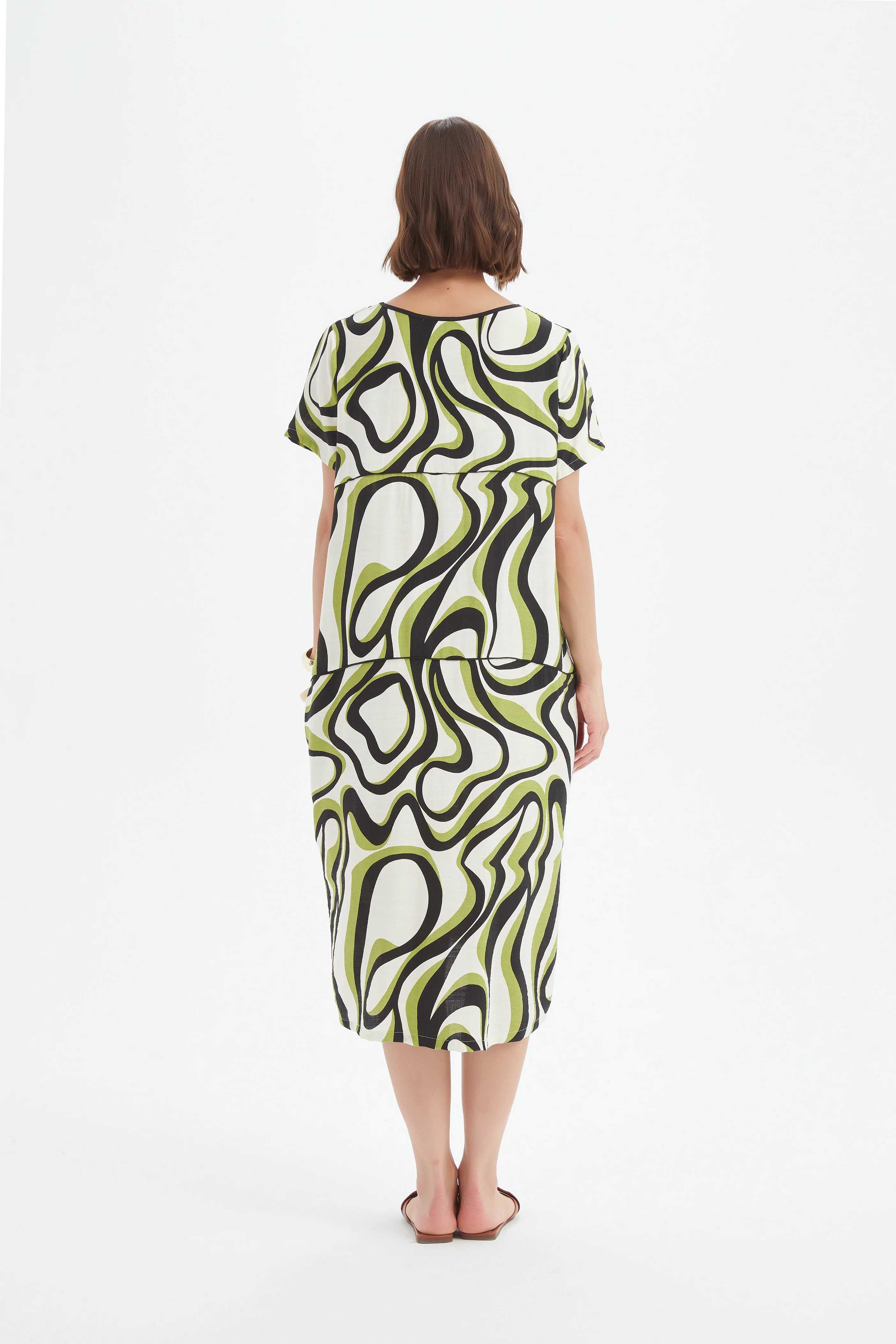 PANEL PRINT DRESS - Image 12