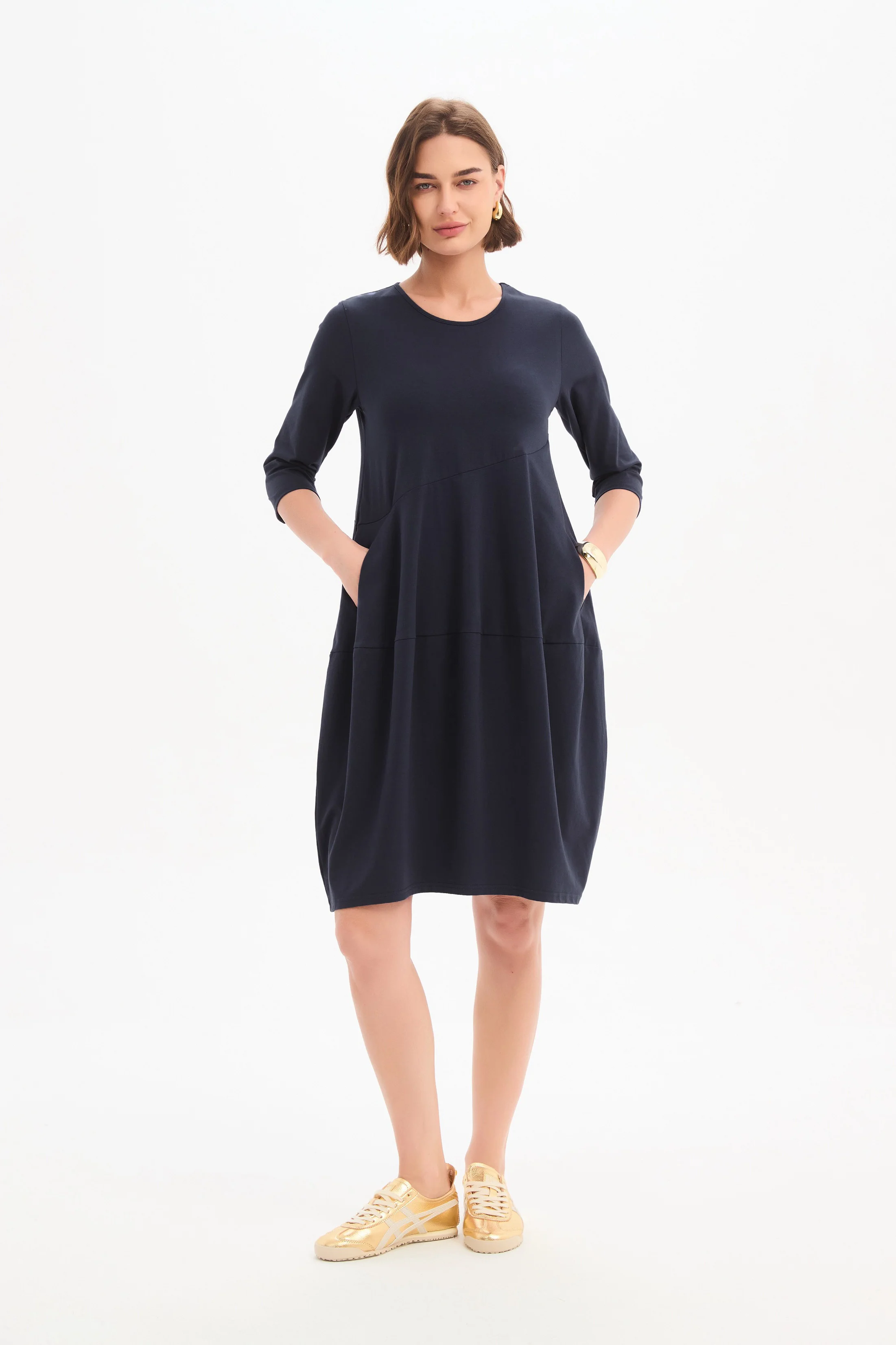 PETITE DIAGONAL SEAM WINTER DRESS - Image 10