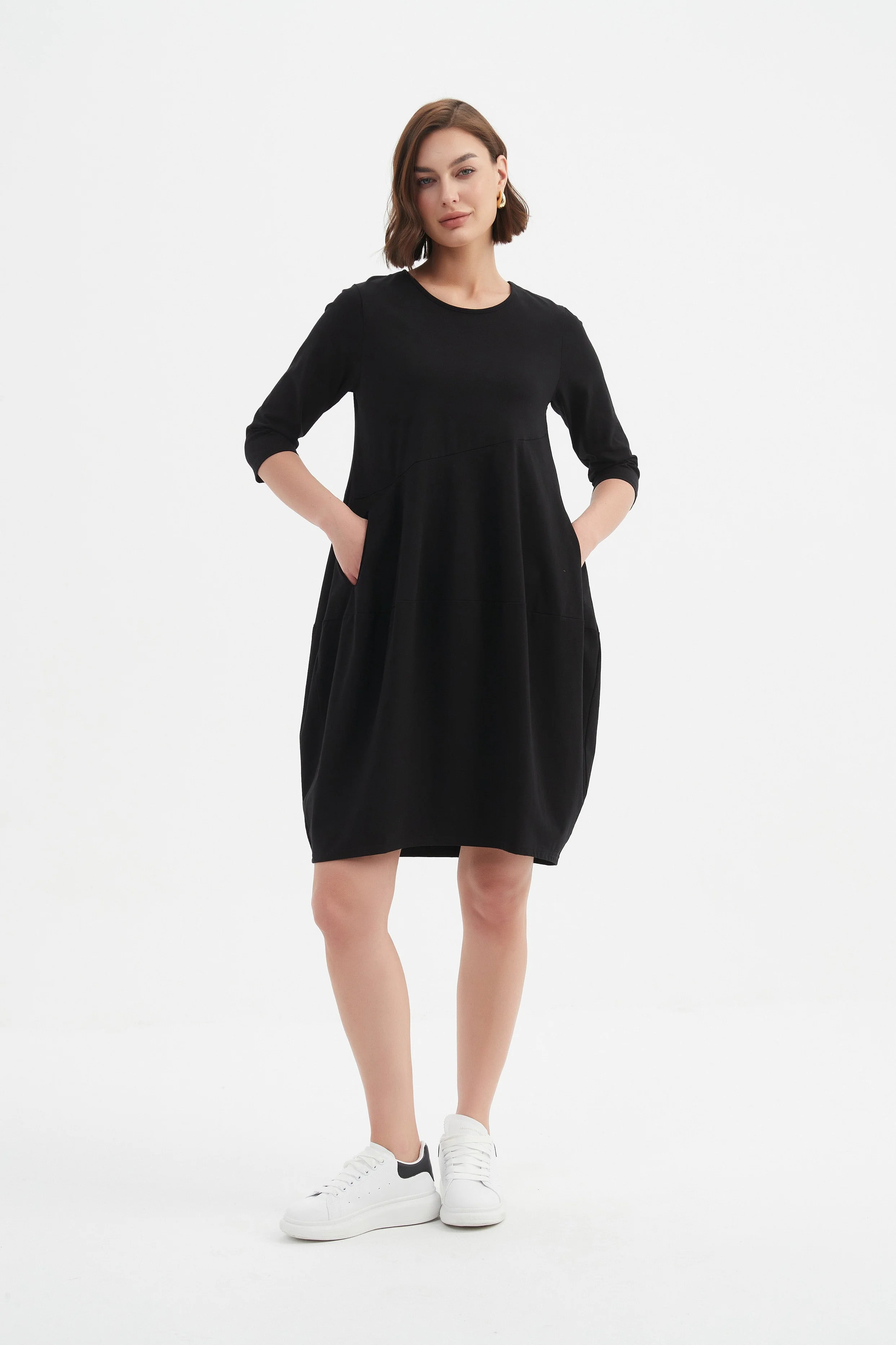 PETITE DIAGONAL SEAM WINTER DRESS - Image 14