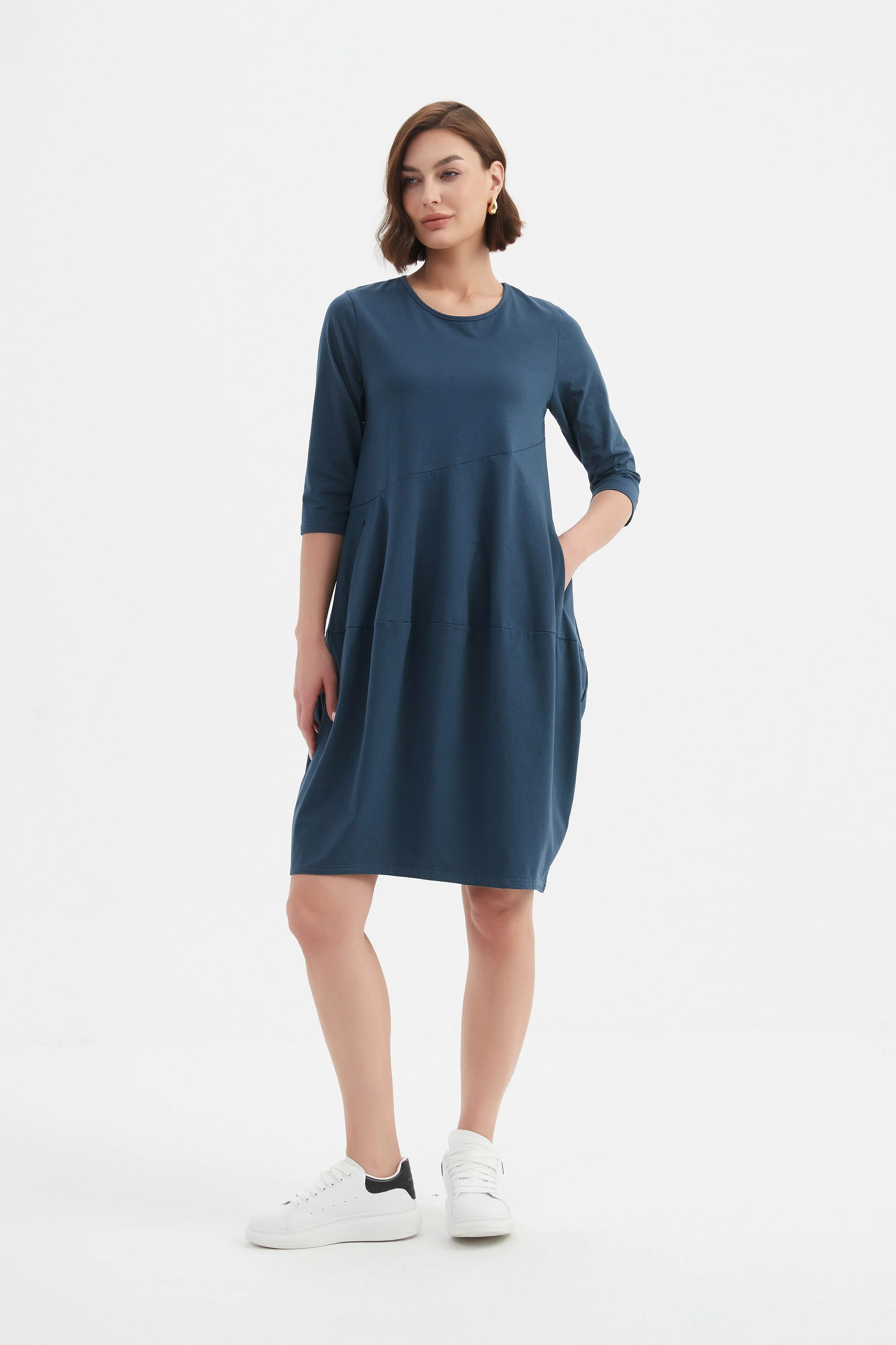 PETITE DIAGONAL SEAM WINTER DRESS - Image 18